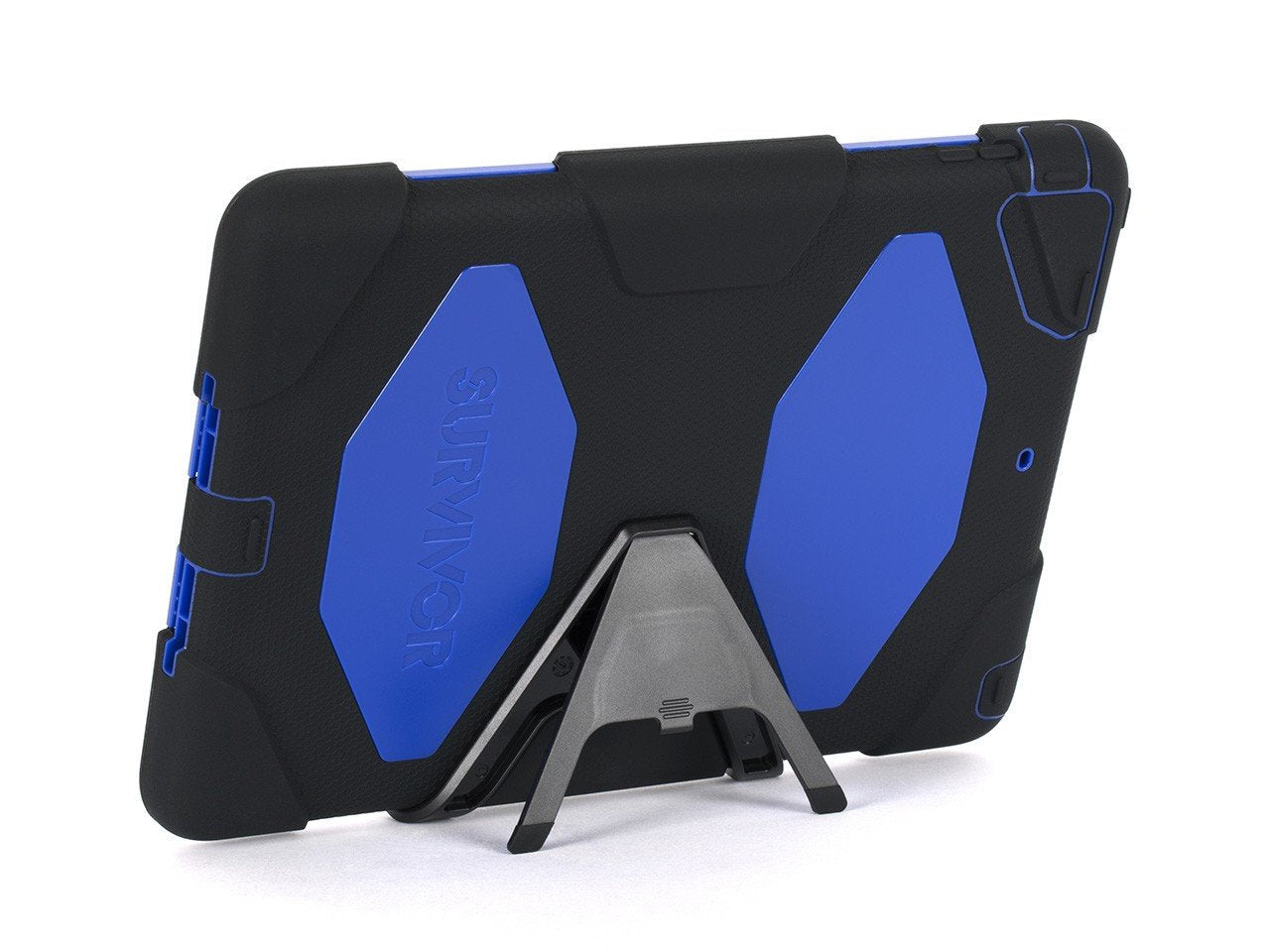 Apple Ipad Air Griffin Survivor Case, Black, Blue (Gb36403)