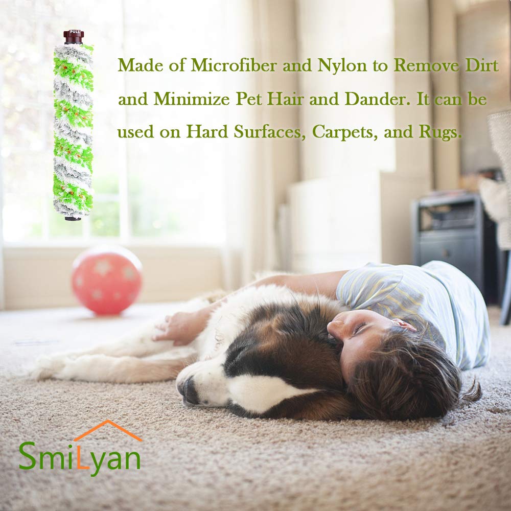 Smilyan Replacement Parts For Bissell Crosswave Pet Pro 2306A & Crosswave 1785 Series, 2 Pack 2460 Multi Surface Pet Pro Brush R