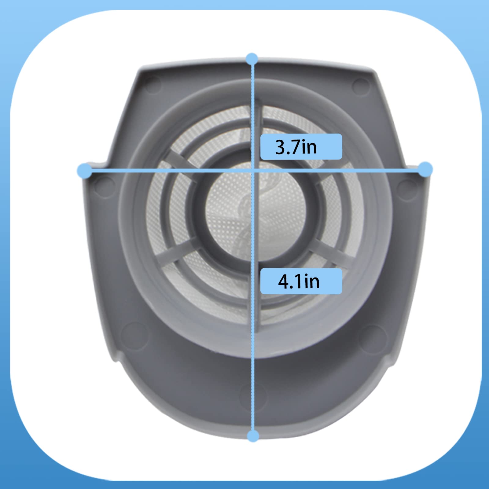 2 Pack 2773A Filter Compatible With Bissell 3 In 1 Lightweight Featherweight Powerbrush Vacuum Model 2773, 2773A Models