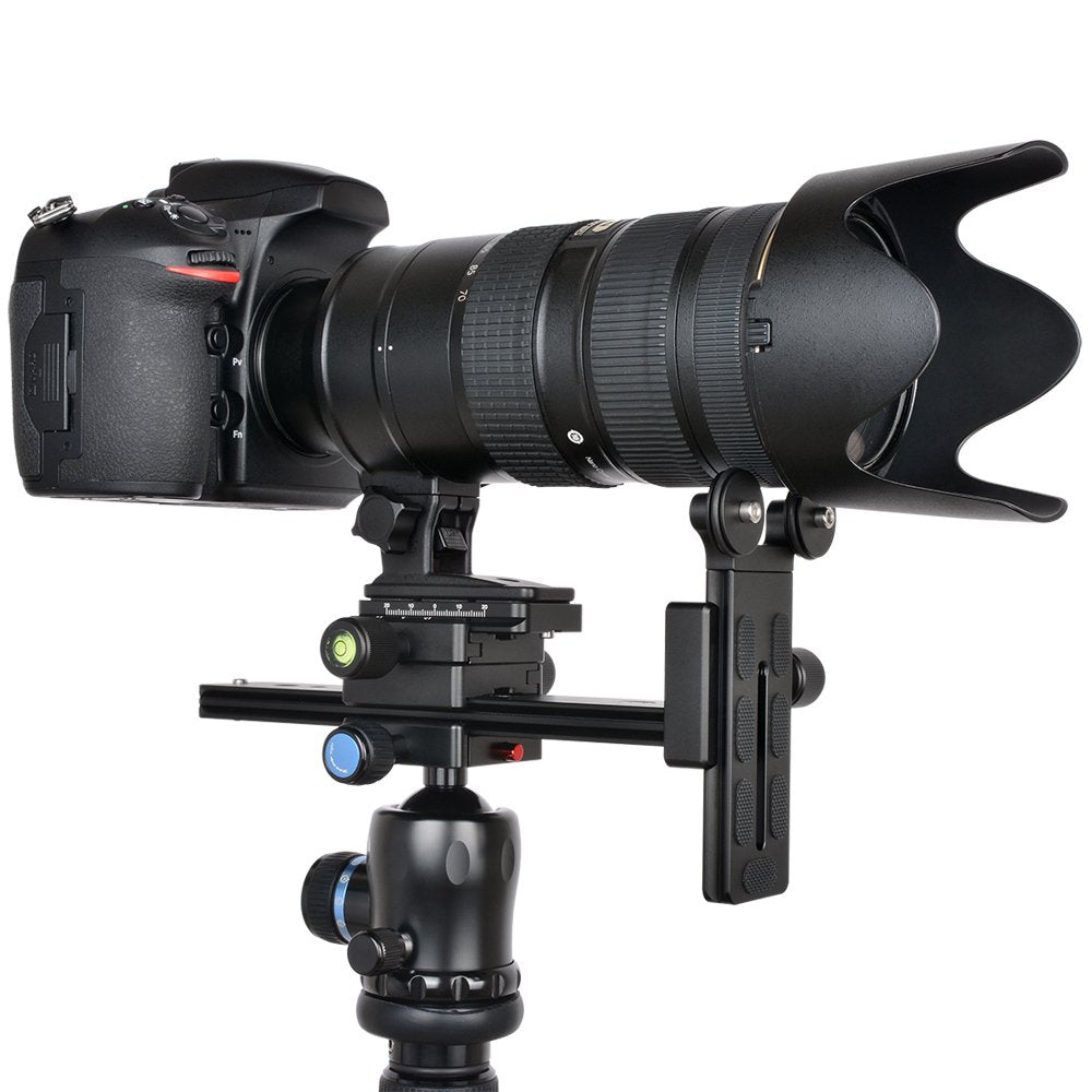 Fotga L200 10Kg/22Lb Load Telephoto Lens Quick Release Plate Long Focus Support Holder For Tripod Ball Head Dslr Camera Compatib