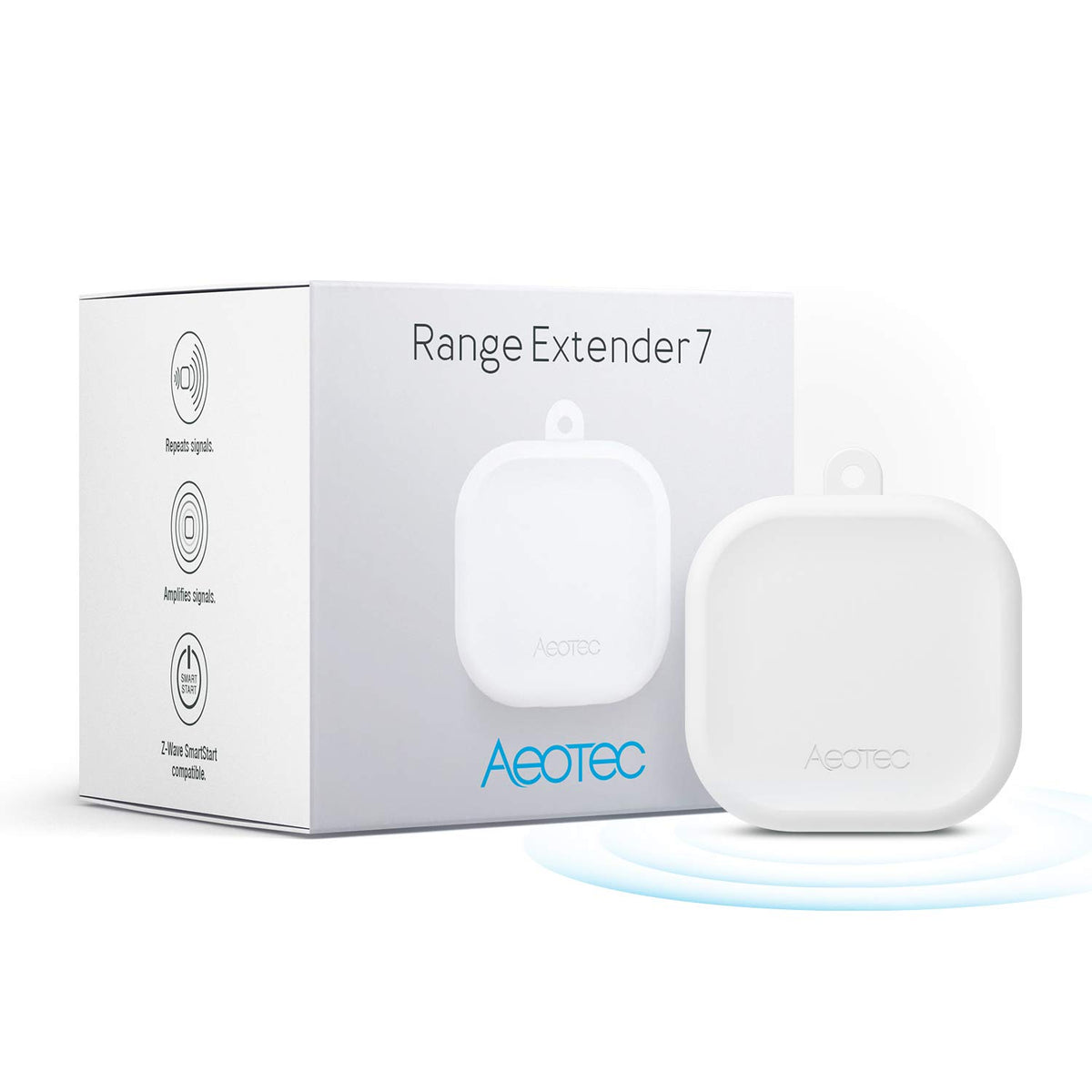 Z-Wave Hub Range Extender - Aeotec Range Extender 7 - Improves Performance And Range Of Your Z-Wave Hub - Smartthings, Hubitat, 