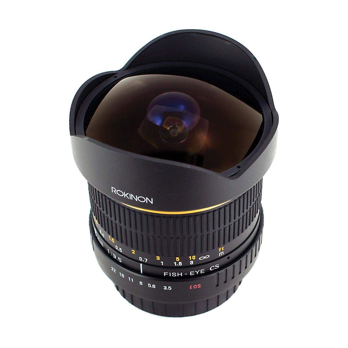 Rokinon FE8M-C 8mm F3.5 Fisheye Fixed Lens for Canon - Black