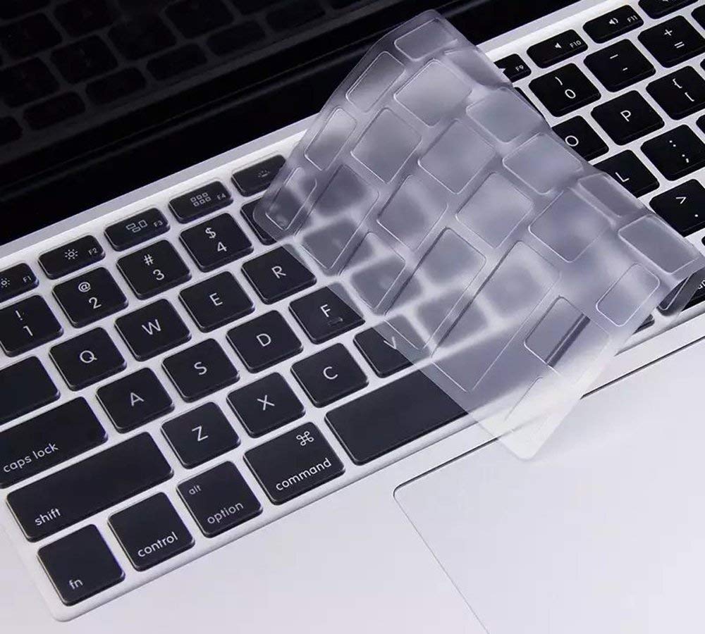 Ultra Thin Clear Keyboard Cover For Old Macbook Air 13 Inch A1466 A1369(Release 2010 2017) & Macbook Pro 13 Inch, Macbook Pro 15