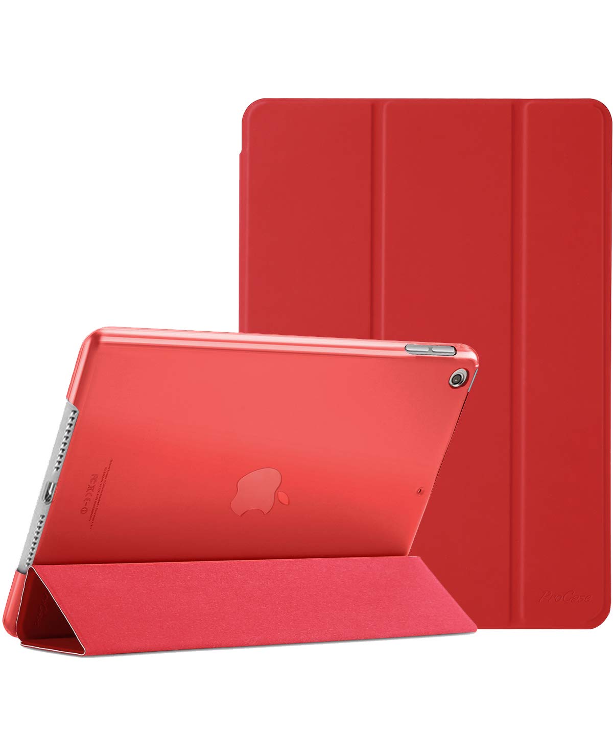 Procase For Ipad 9Th Generation 2021/ Ipad 8Th Generation 2020/ Ipad 7Th Generation 2019 Case, Ipad 10.2 Case Ipad Cover 9Th Generation  Red