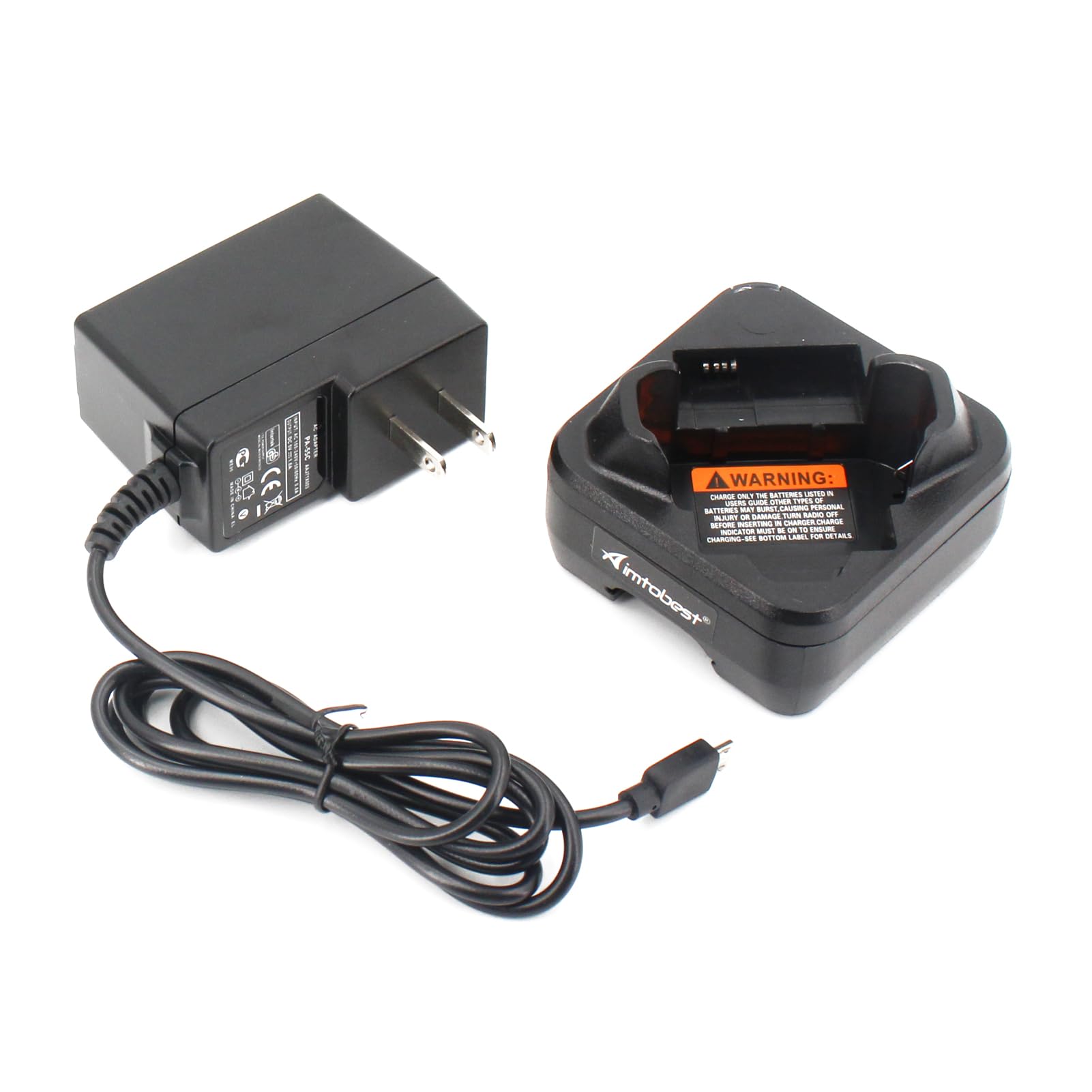 Aimtobest Pmln7109A Pmln7109 Pmln7094 Charger Compatible For Motorola Tlk100 Sl300 Sl300E Sl3500E Sl1M Sl1600 Sl2600 Radios Pmnn4468A Pmnn4468