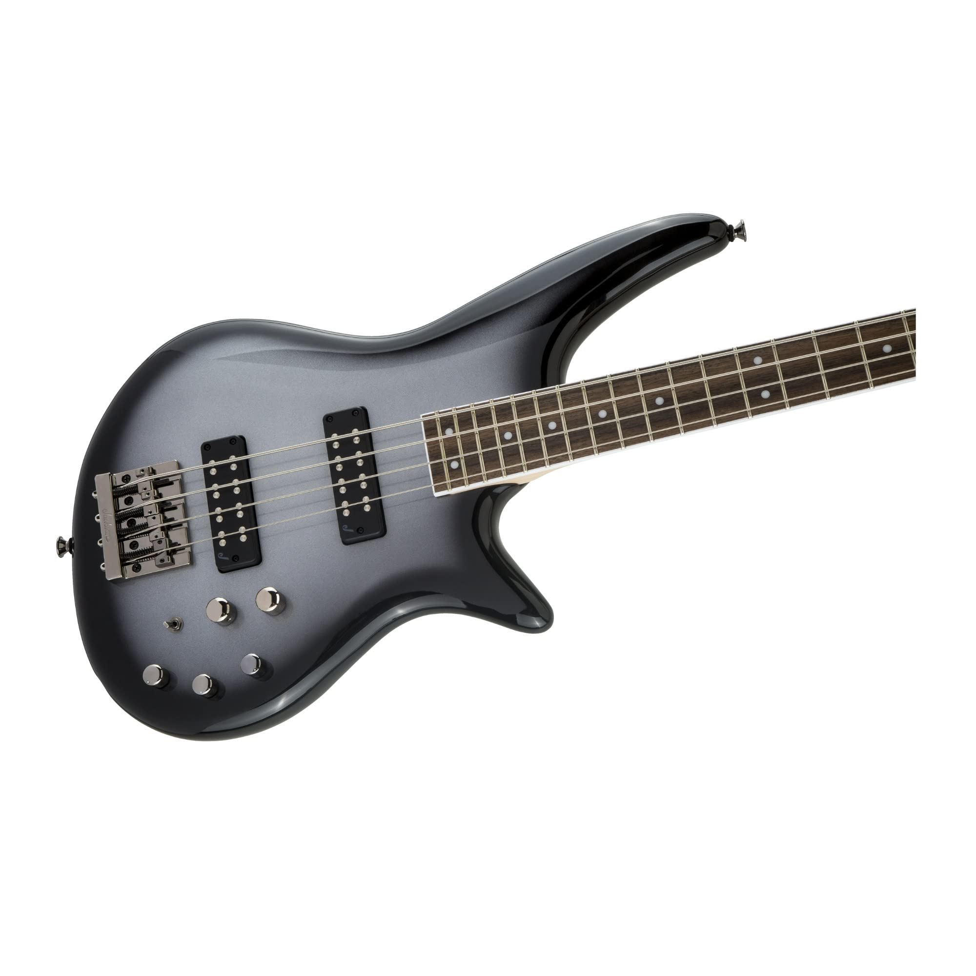 Jackson Js Series Spectra Bass Js3, Silverburst, Laurel Fingerboard