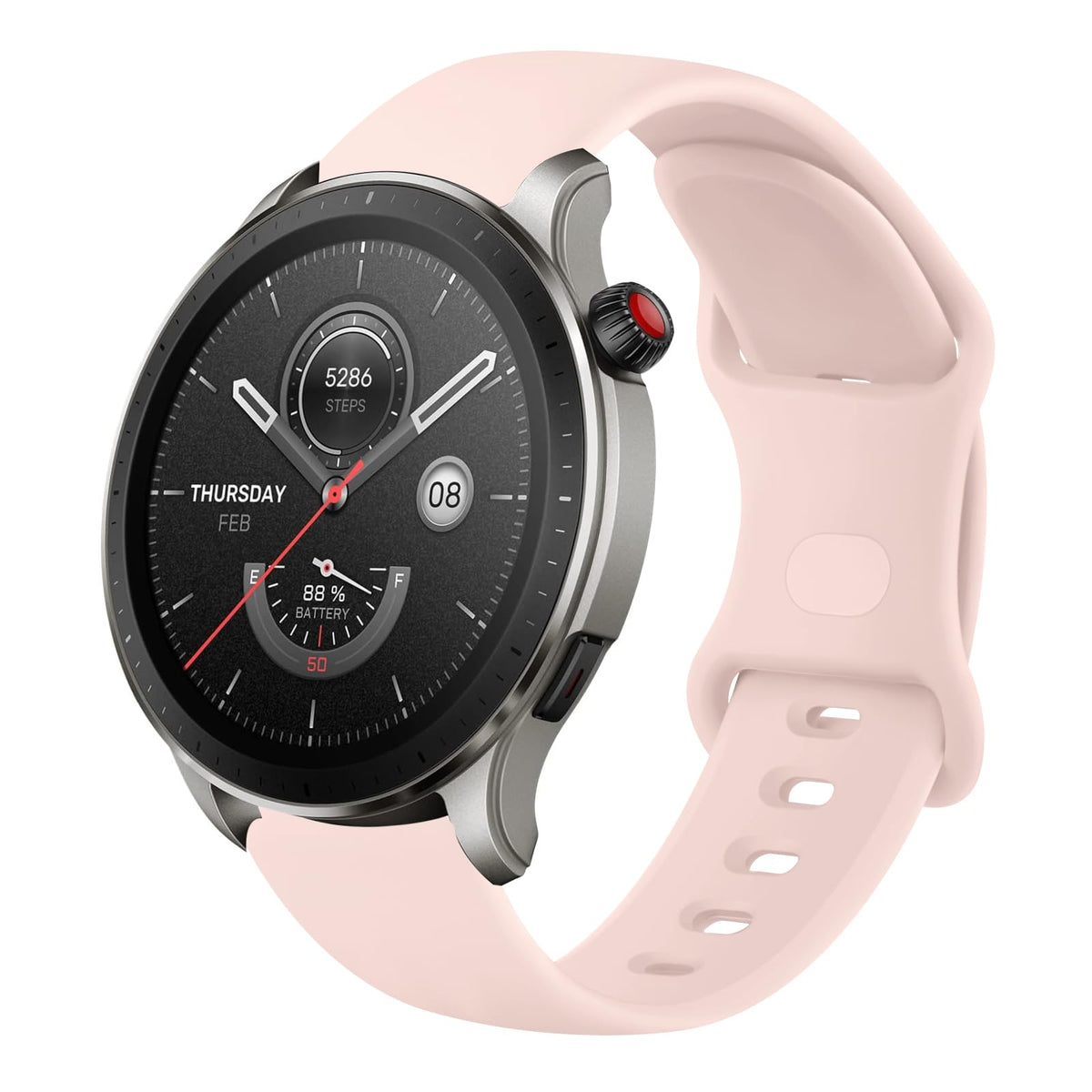 Replacement Band For Amazfit Gtr 4 / Gtr 3 Pro/Gtr 3 / Gtr 2E / Gtr 2 / Gtr 47Mm / Amazfit Bip 5 Smart Watch, 22Mm Soft Silicone