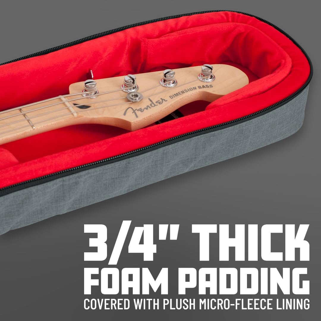 Gator Cases Transit Series Lightweight Soprano Ukulele Gig Bag With Back Pack Straps And Rubberized Base, Charcoal Black Exterio