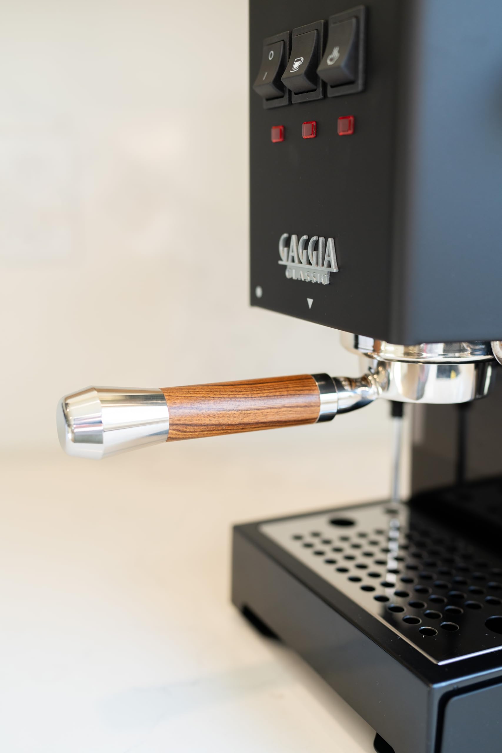 Lilq 58Mm Bottomless Naked 2 Ears Portafilter | Compatible With 58Mm Gaggia Machines | Stable Handle (Barcino Fusion, 58Mm For G