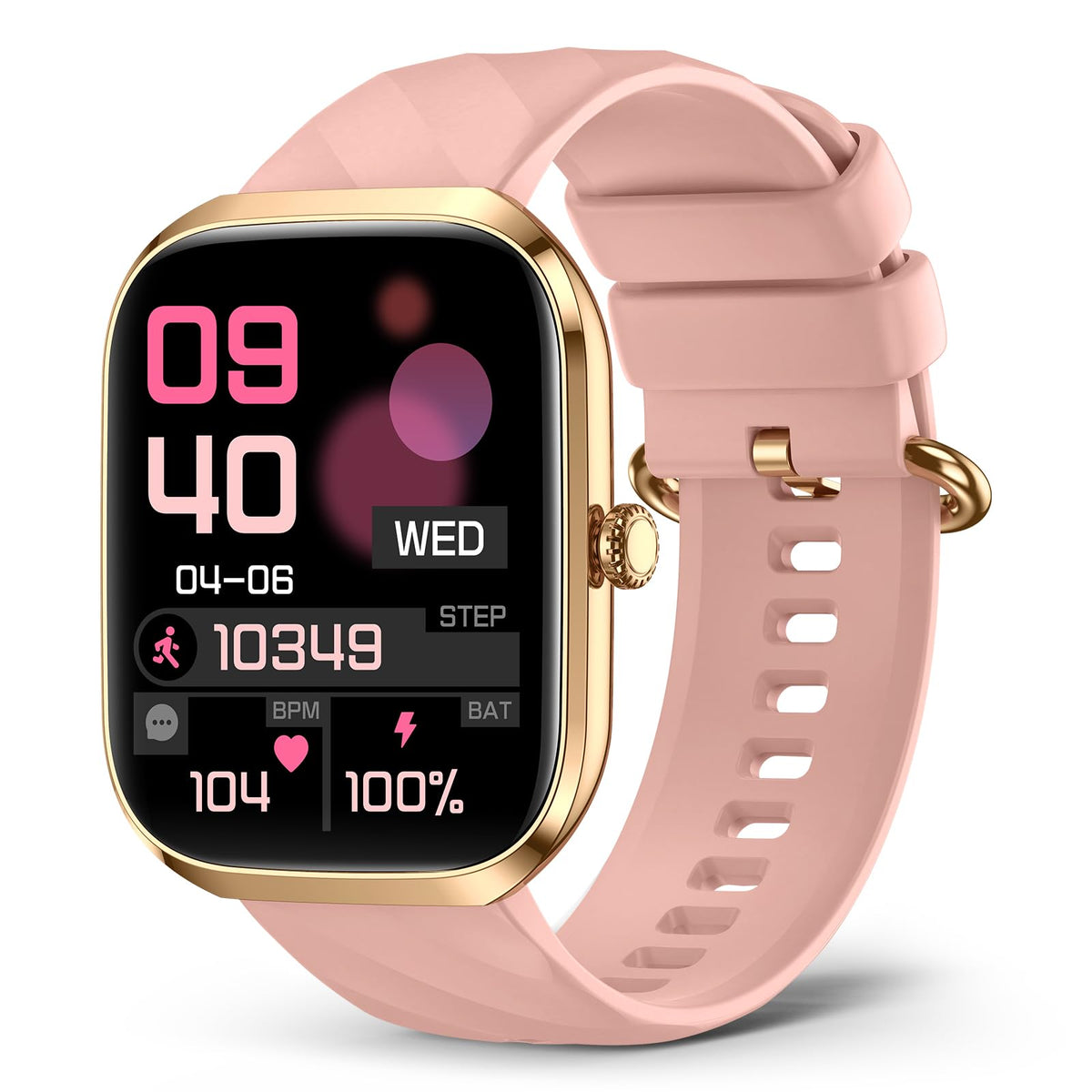 Smart Watches For Women, 2.06'' Hd Amoled Screen Smartwatch (Answer/Make Calls), 24/7 Heart Rate Blood Pressure Blood Oxygen Sle