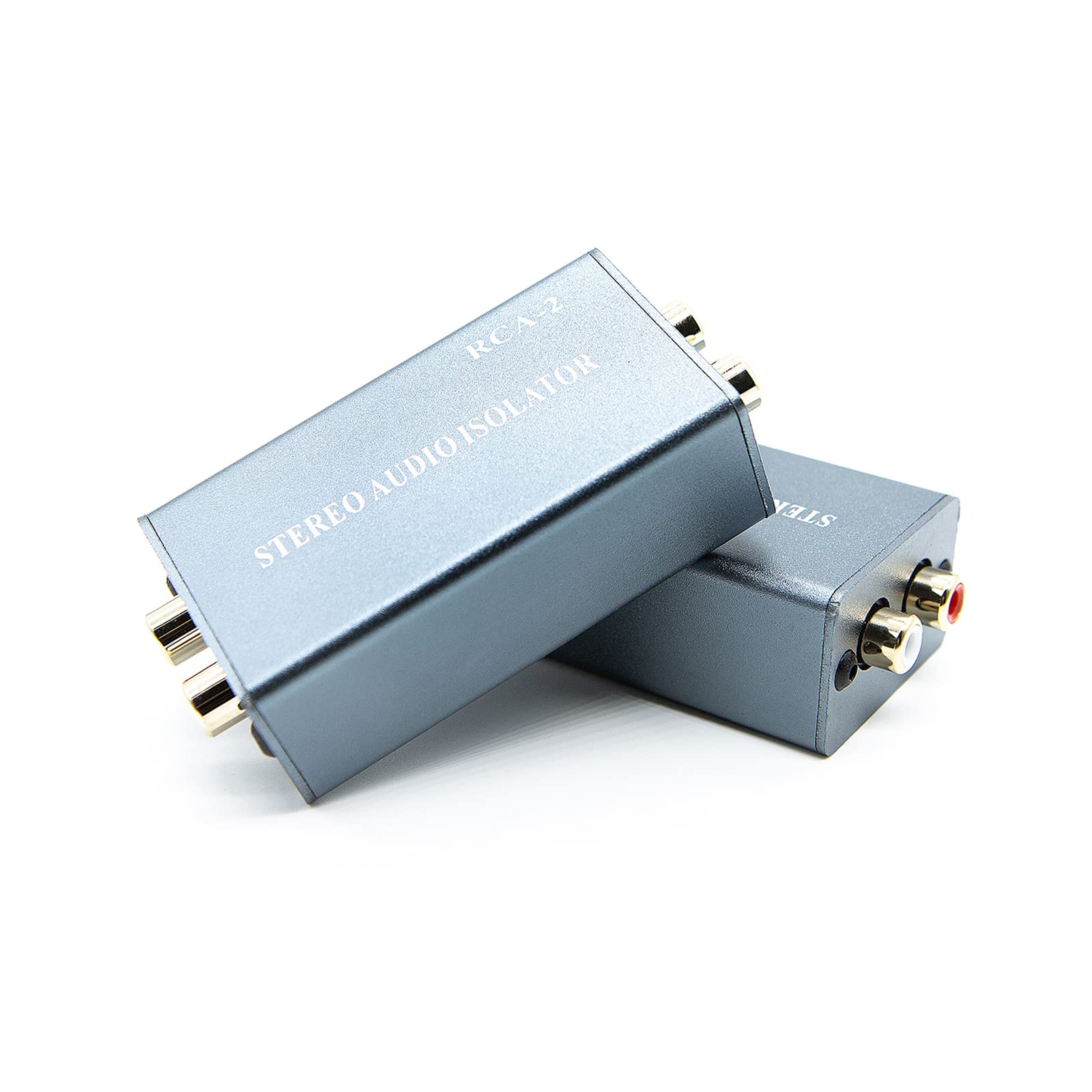 Wiswinda Noise Isolator Rca Audio Hum Eliminator (No Affects Bass) Noise Filter Aluminum Shell Ground Loop Noise Isolator For Hi