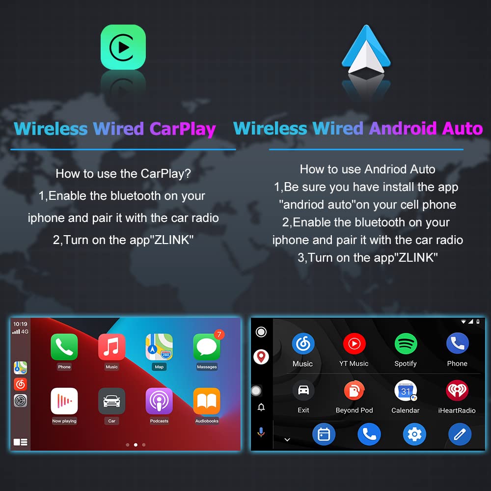 10.1 Inch Car Stereo Radio [2Gram 32Grom] For Jeep Patriot Compass 2010 2016 With Wireless Carplay Android Auto,Android 12 Playe