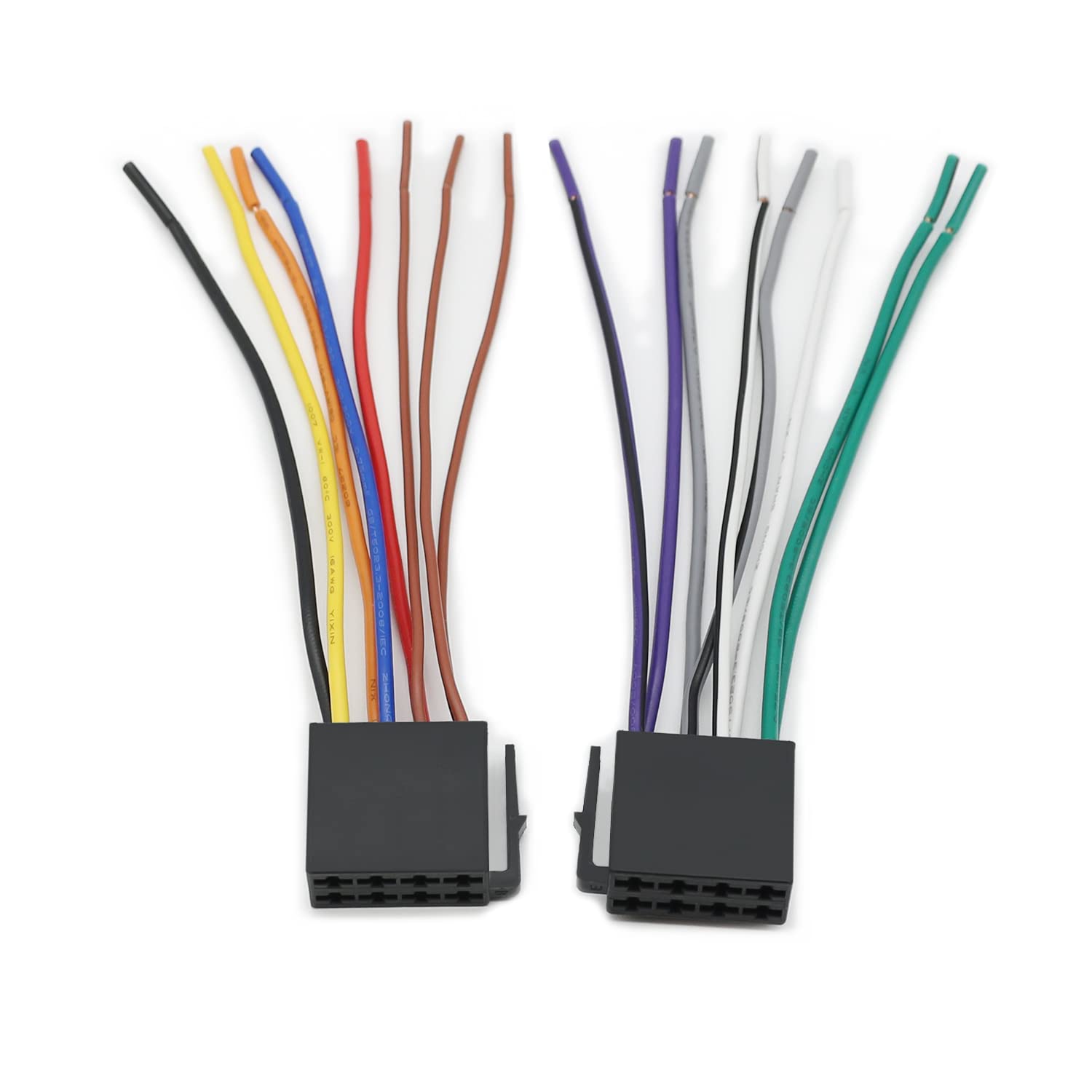 Iso Car Radio Stereo Wiring Harness Connector Replacement For Car Cd Dvd Stereo Audio Video Power Speaker Wire Harenss Adapter