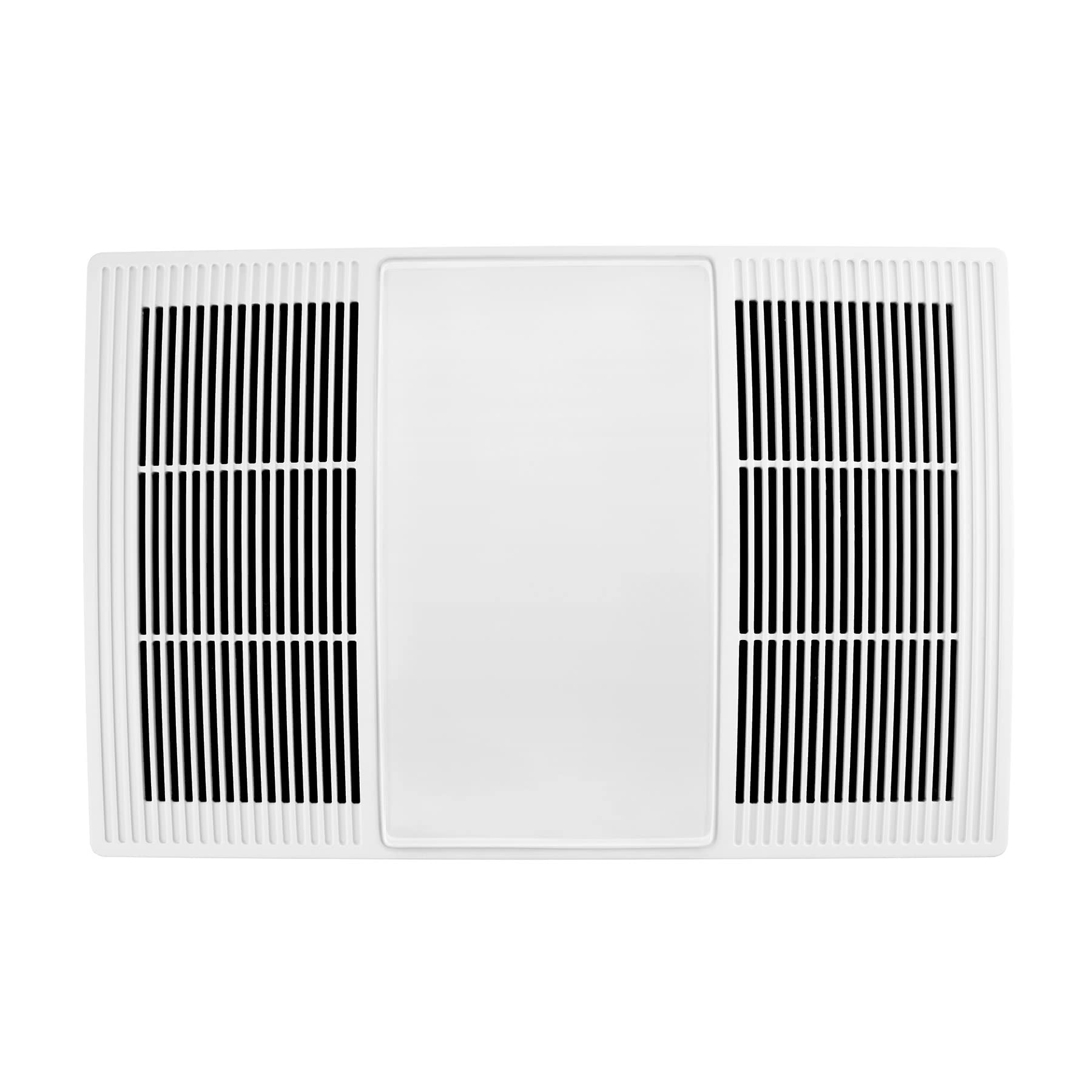 Broan Nutone Non Lit Powerheat Bathroom Exhaust Fan And Heater, 110 Cfm, 2.0 Sones, White