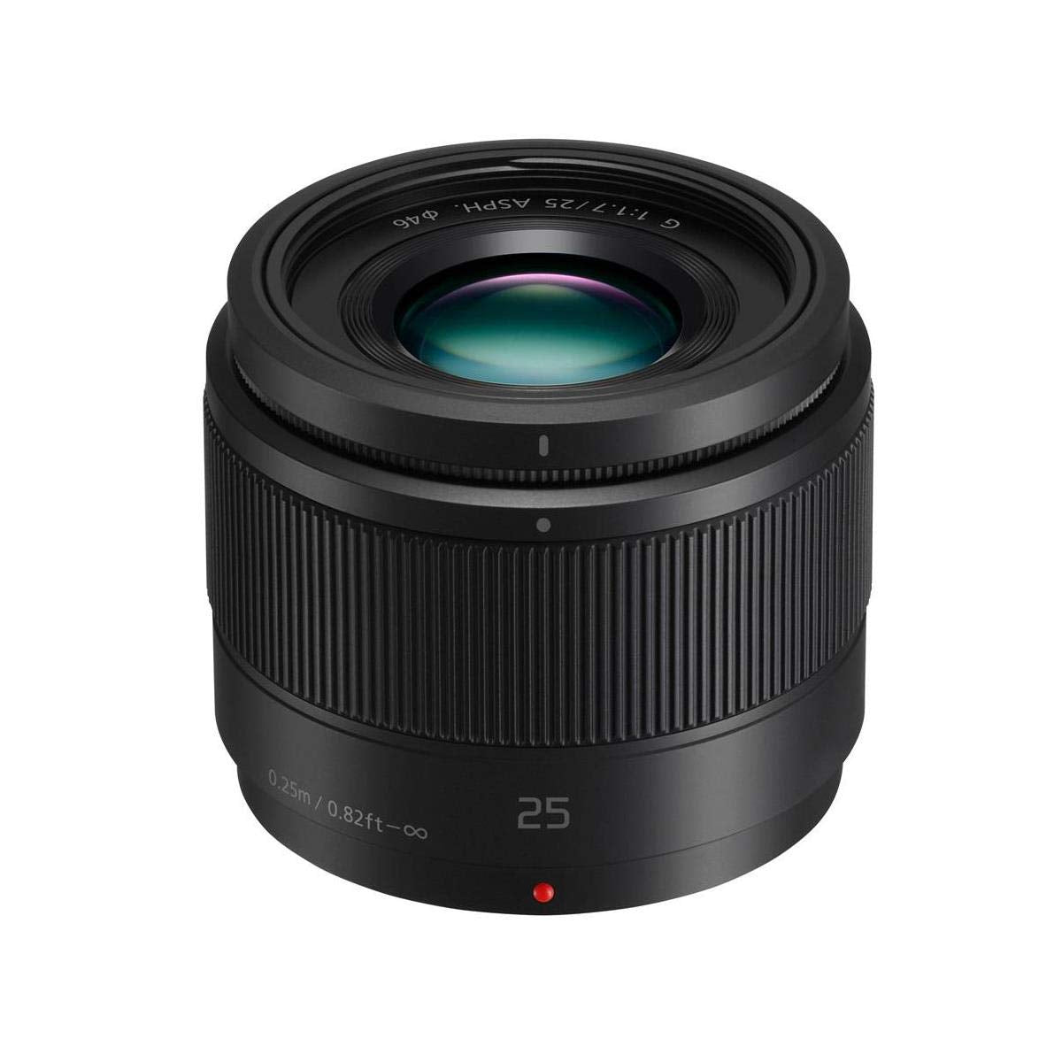 Panasonic Lumix G Lens, 25Mm, F1.7 Asph, Mirrorless Micro Four Thirds, H H025K (Usa Black)