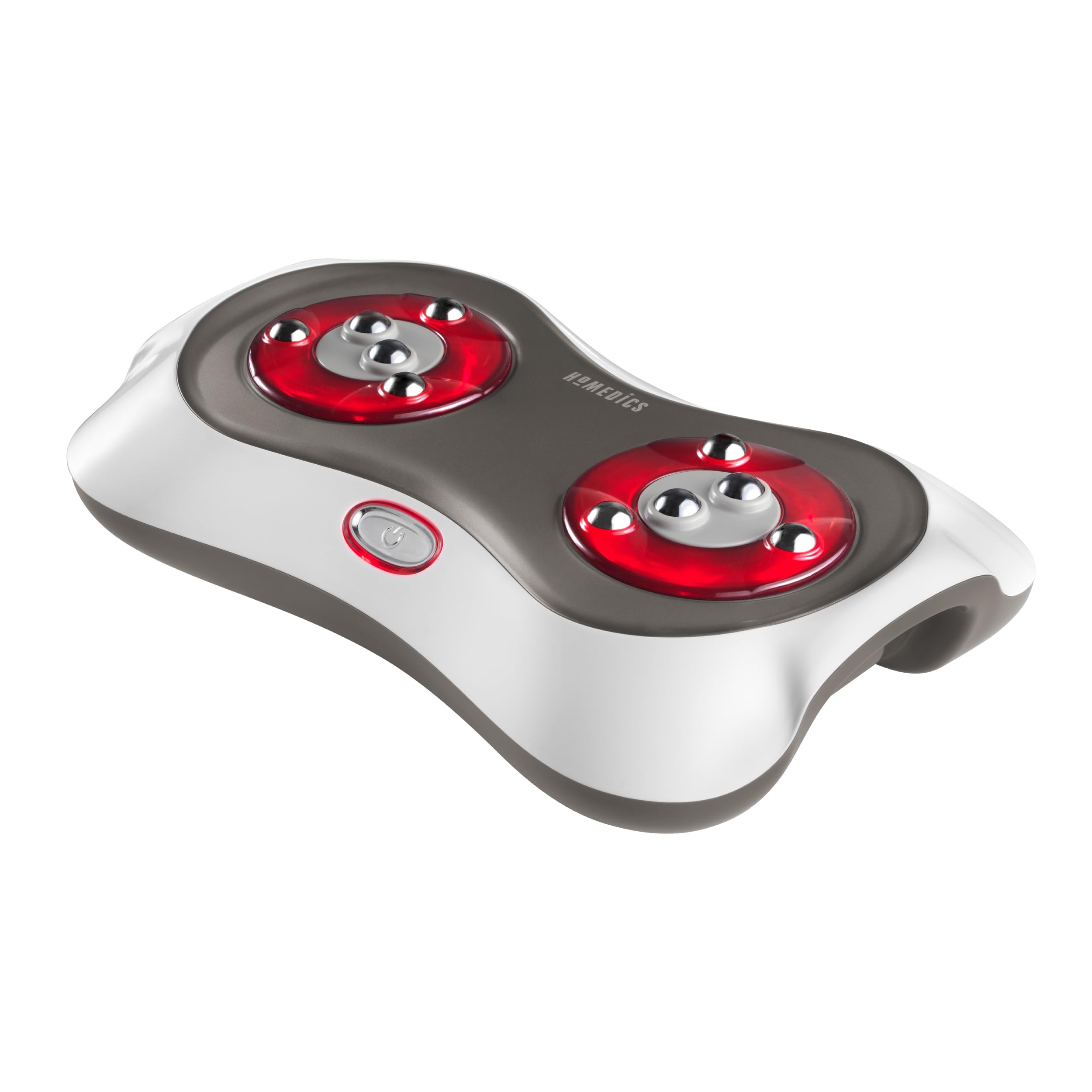 HoMedics Deluxe Shiatsu Foot Massager with Heat - Therapeutic Kneading & Rolling Foot Massager Machine, 4 Rotational Heads with 