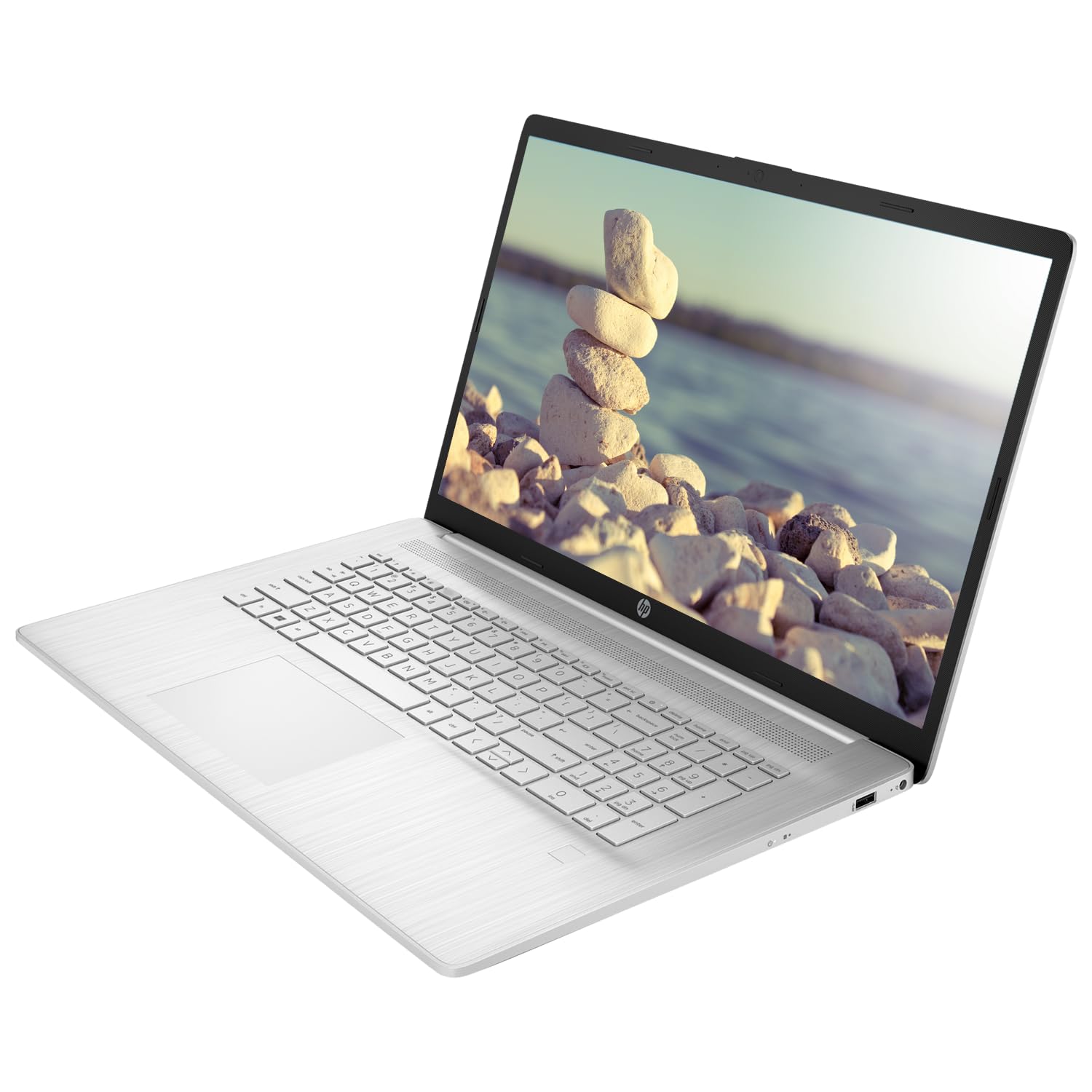 Hp 17 Laptop, 17.3'' Fhd Screen, Amd Ryzen 5 5500U, 32Gb Ssd, 2Tb Ssd, Webcam, Hdmi, Fingerprint Reader, Wi-Fi, Windows 11 Home,