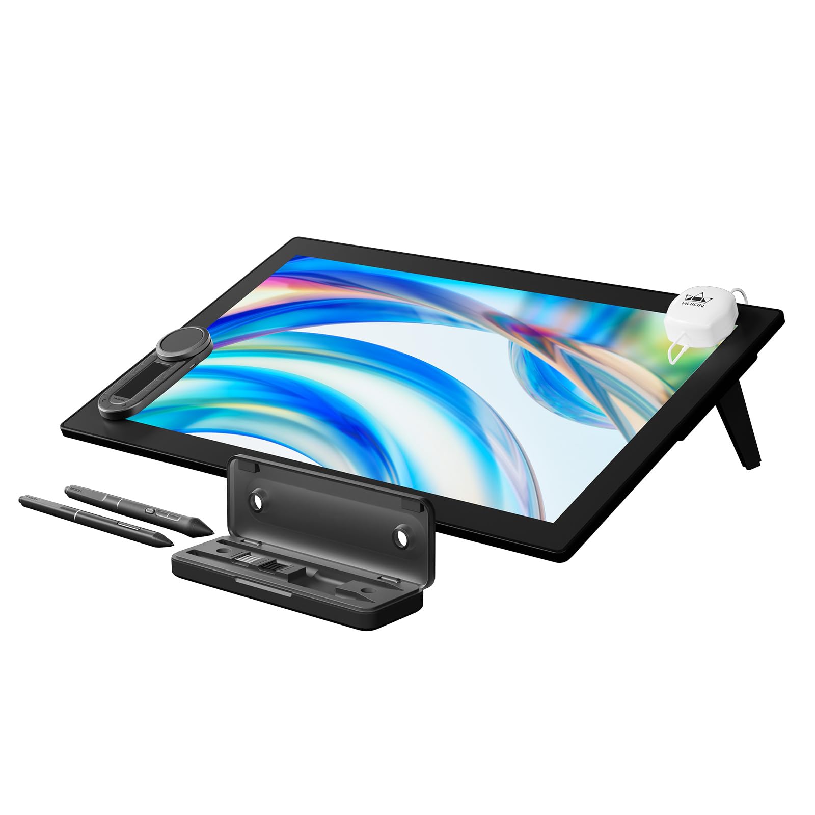 HUION KAMVAS Pro 24 (Gen 3) Touch Drawing Tablet with Screen, 4K UHD Graphic Drawing Display with Dual 16384 Pen Pressure Stylus
