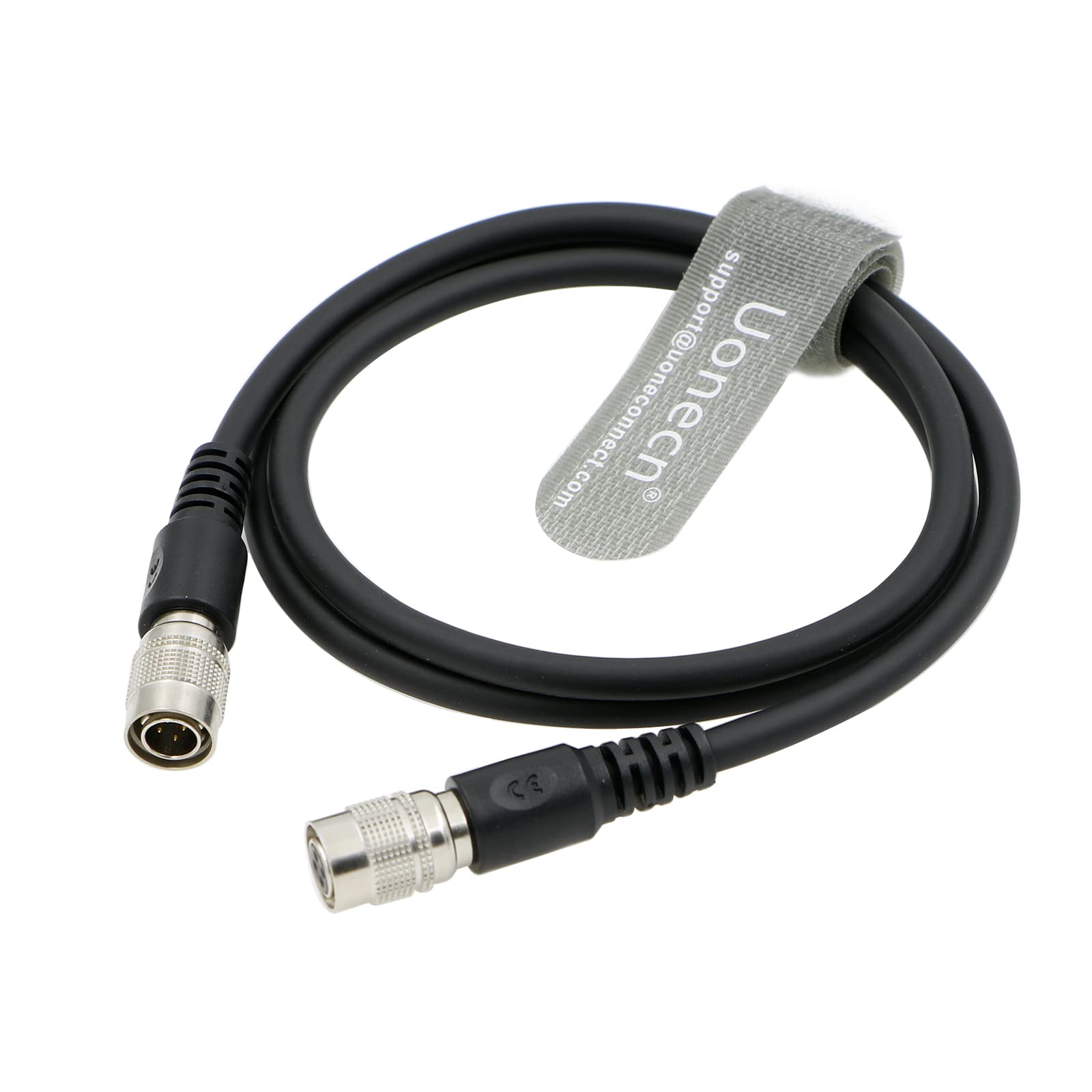 Uonecn Hirose 4 Pin Male To 4 Pin Female Power Cable For Microscope Harness And Camera