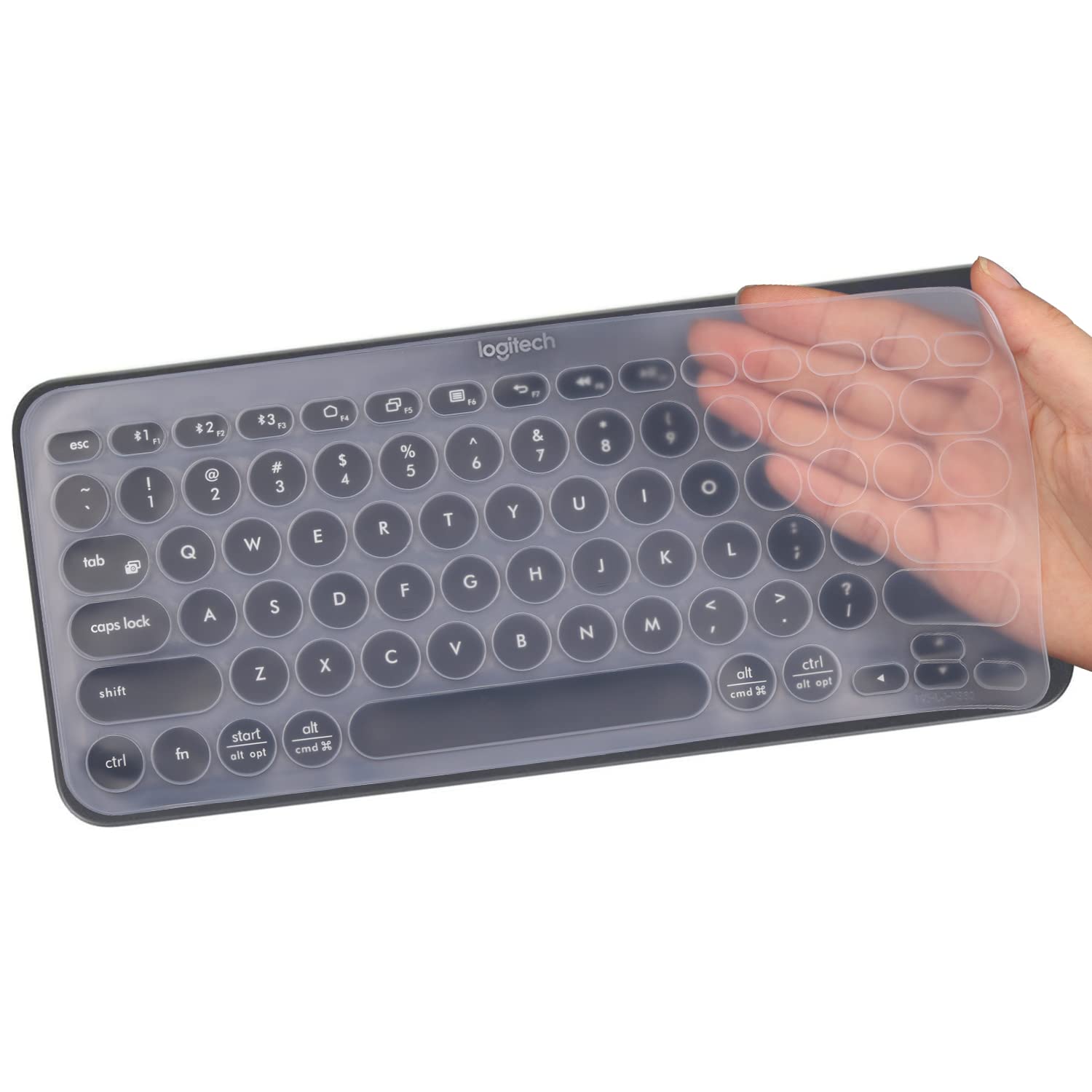 Keyboard Cover For Logitech K380 Pebble Multi Device Bluetooth Keyboard/Logitech Pebble Keys 2 K380S/Logitech K380 Multi Device