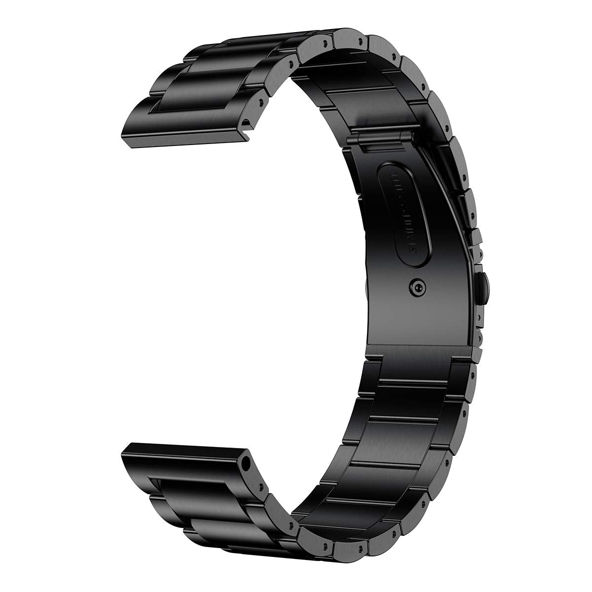 Ldfas Compatible For Fossil 22Mm Band, Stainless Steel Metal Strap Compatible For Fossil Gen 6/5 Carlyle/Julianna/Garrett Hr, Q