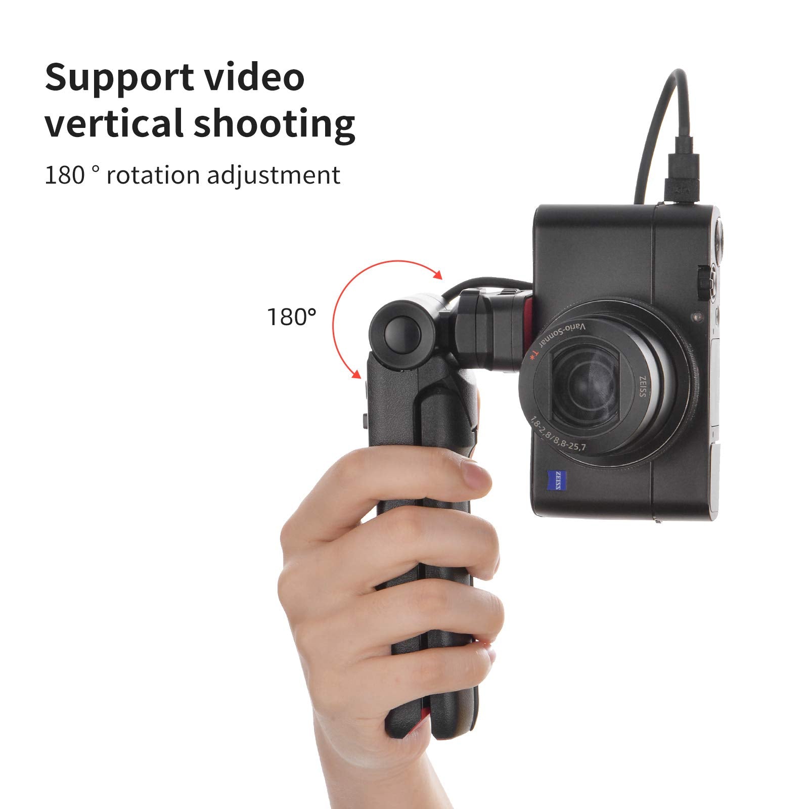Newmowa Mini Shooting Grip Vlog Camera Grip For Sony Vlogger Grip For Sony Zv1 Rx100 Vii Rx100M2 Rx100M3 Rx100M4 Rx100M5 Rx100M7