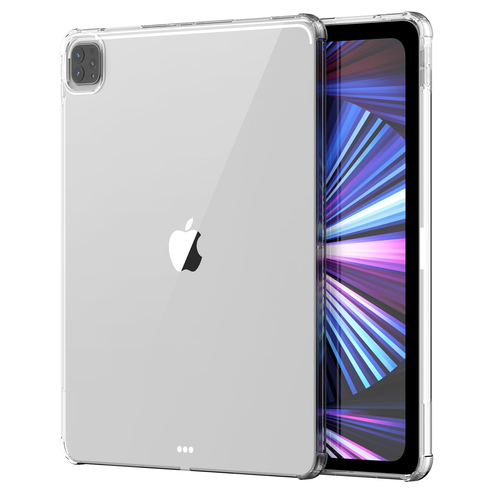 Bamcoo Case For 12.9 Ipad Pro, 12.9 Inch Ipad Pro Case (2022 2020, 6Th/5Th/4Th Gen), Classic Clear Tablet Cover, Shockproof Tpu