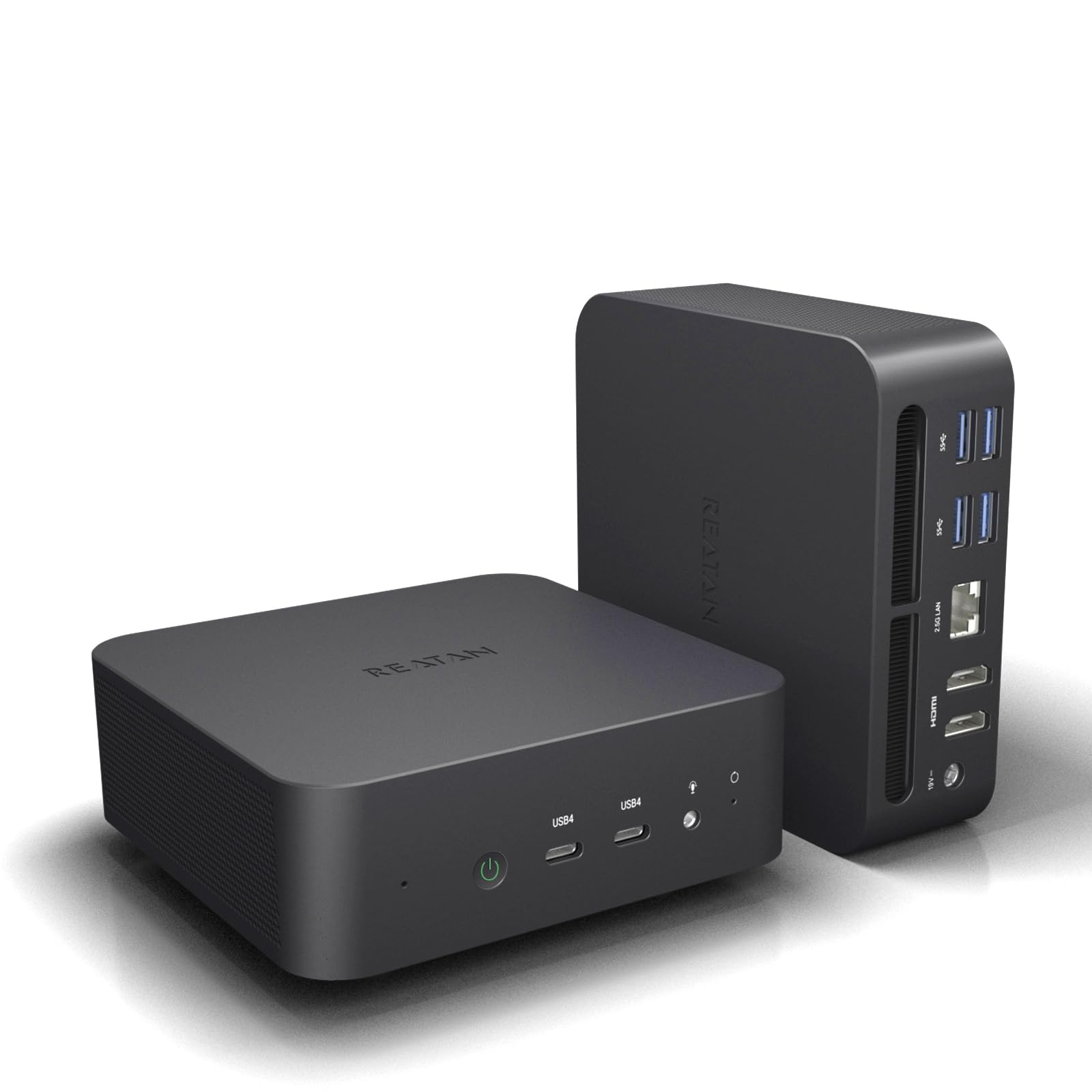 Reatan Alloy 9 Mini Gaming PC AMD Ryzen 9 7940HS 1TB SSD 32GB DDR5 5600 MHz RAM,Desktop Mini Computers Windows 11 pro,Radeon 780