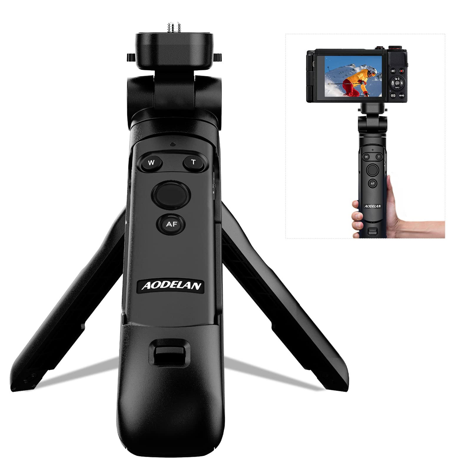 Wireless Shooting Grip And Tripod Camera Remote Control For Canon Eos Rebel Sl2, Sl3, 77D, R5, R6, T7I, M50, Eos Rp, R, Powersho