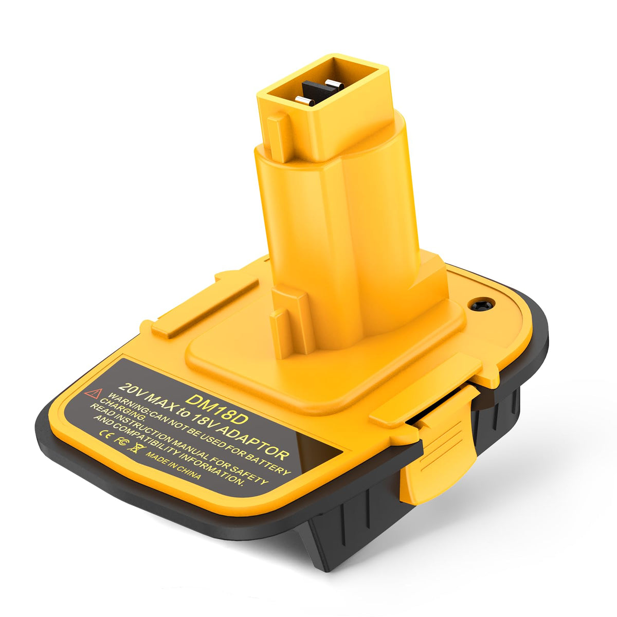 1 Pack Dm18D Battery Adapter Converter With Usb Port For Dewalt 18V Tools, Converts For De Walt 20V Or Mil Wau Kee 18V Li On To
