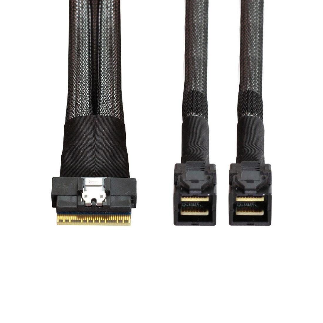 Chenyang Sff 8654 8I 74Pin Pci E Ultraport Slimline Sas Slim 4.0 To Dual Sff 8643 4I Mini Sas Hd Cable Pci Express