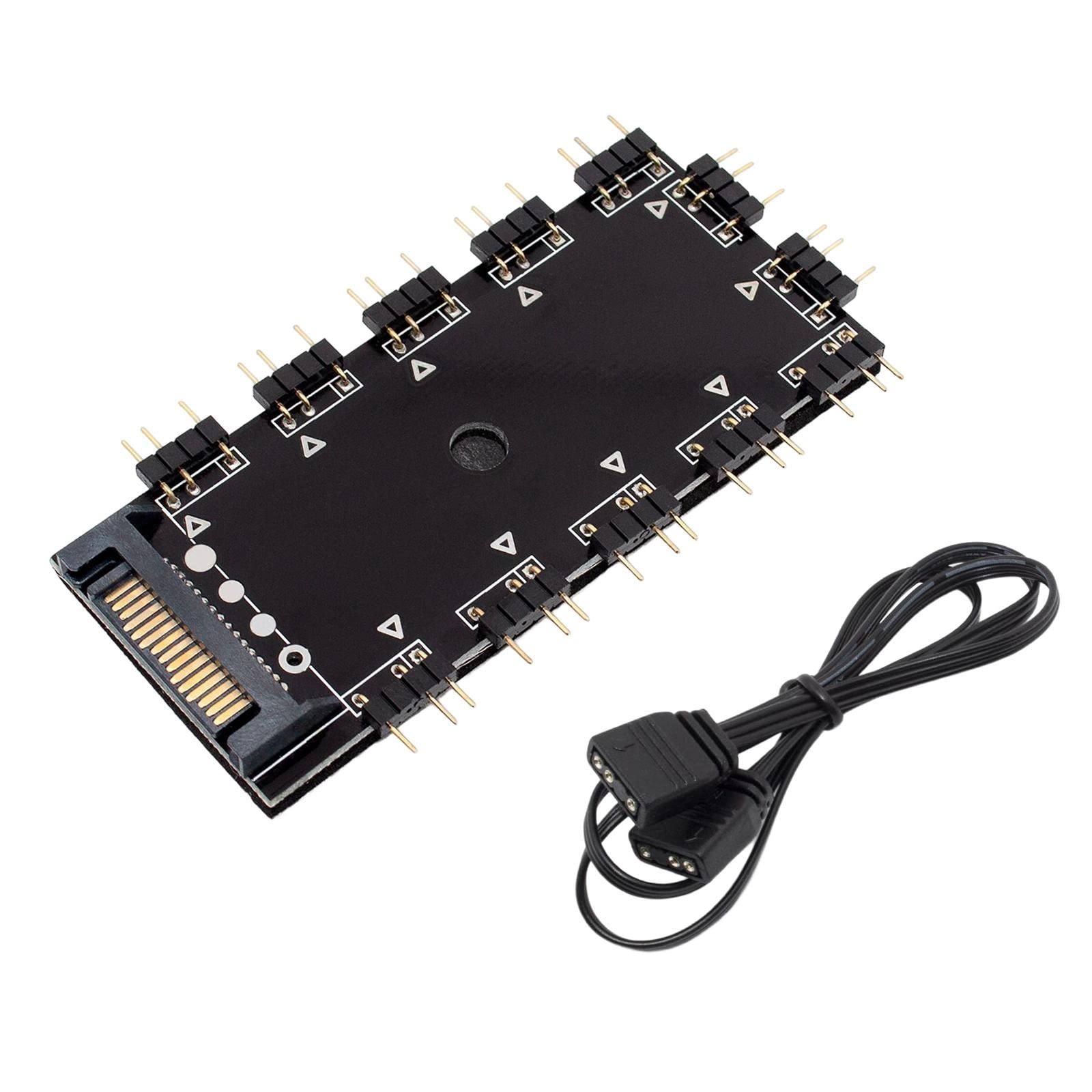 Atorse Argb Splitter 5V 3Pin Hub Interface With Extension Cable For Led Controller