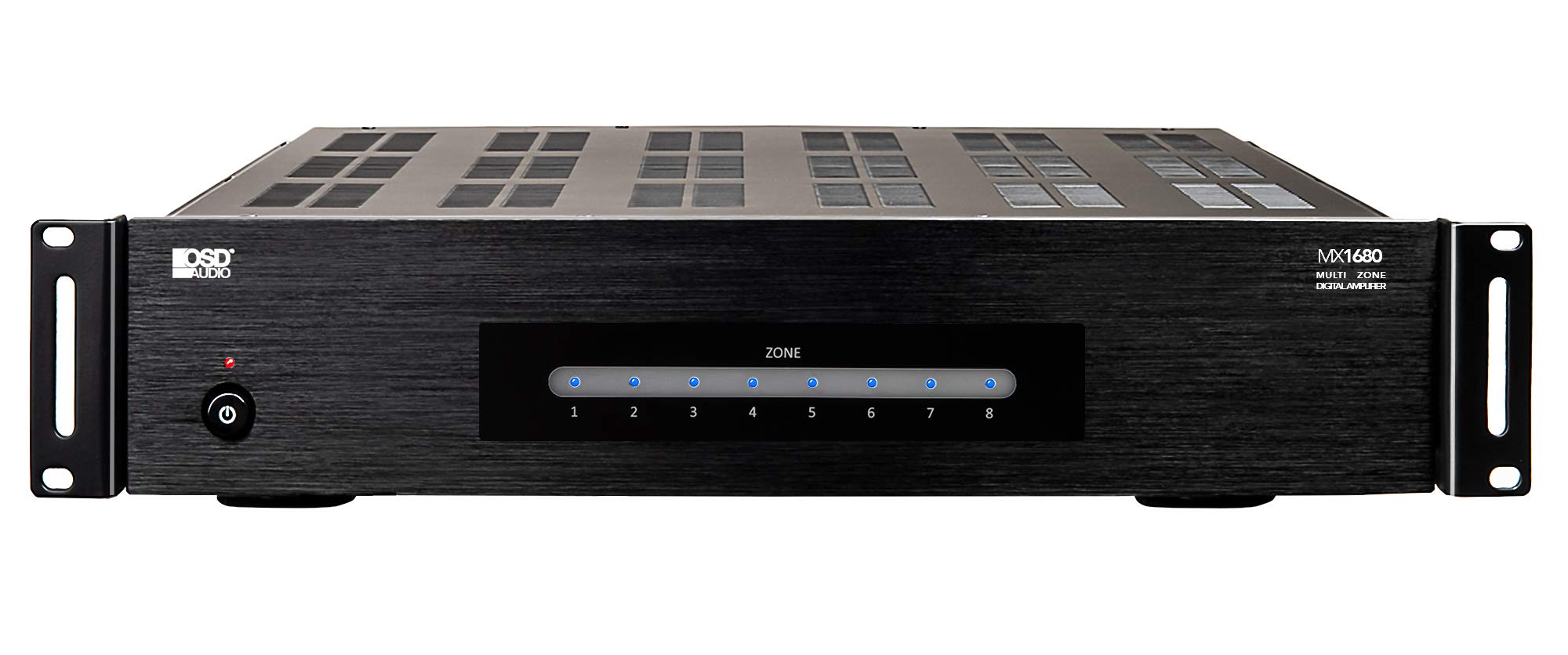 Osd Audio 8 Zone 16 Channel Digital Amplifier, 80W/Channel, Distributed Audio & Home Theater   Mx1680