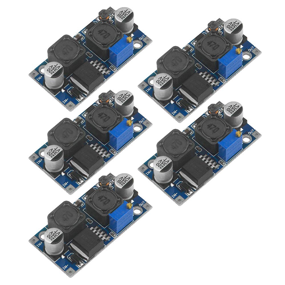 XINGYHENG 5Pcs XL6009 DC-DC Buck Boost Voltage Converter Power Module 4A 400KHz Adjustable Switch Module 3.8-30V to 1.25-35V Pow