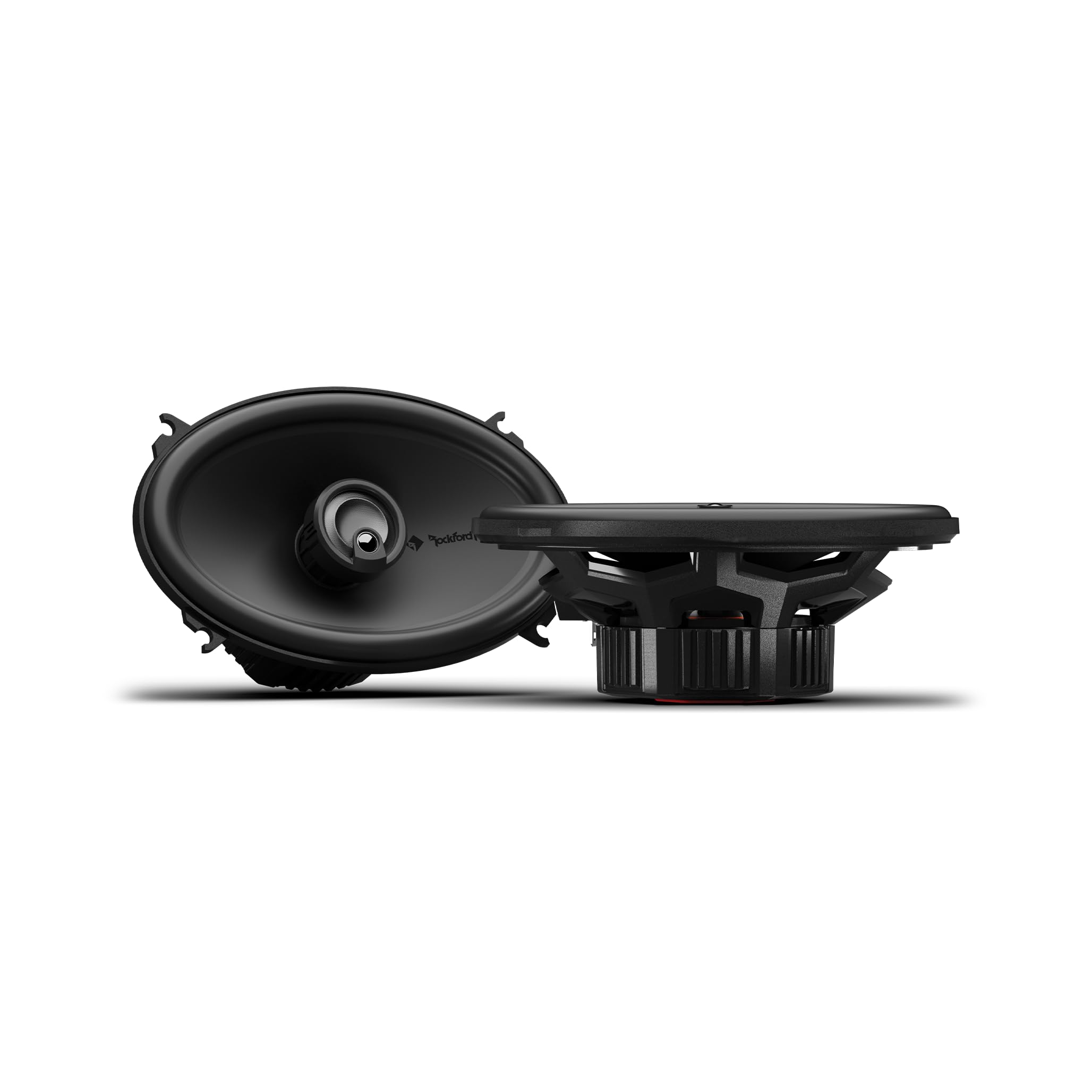 Rockford Fosgate P1V2-46 Punch P1 4x6 3-Way Coaxial Full Range Speakers - Black (Pair)