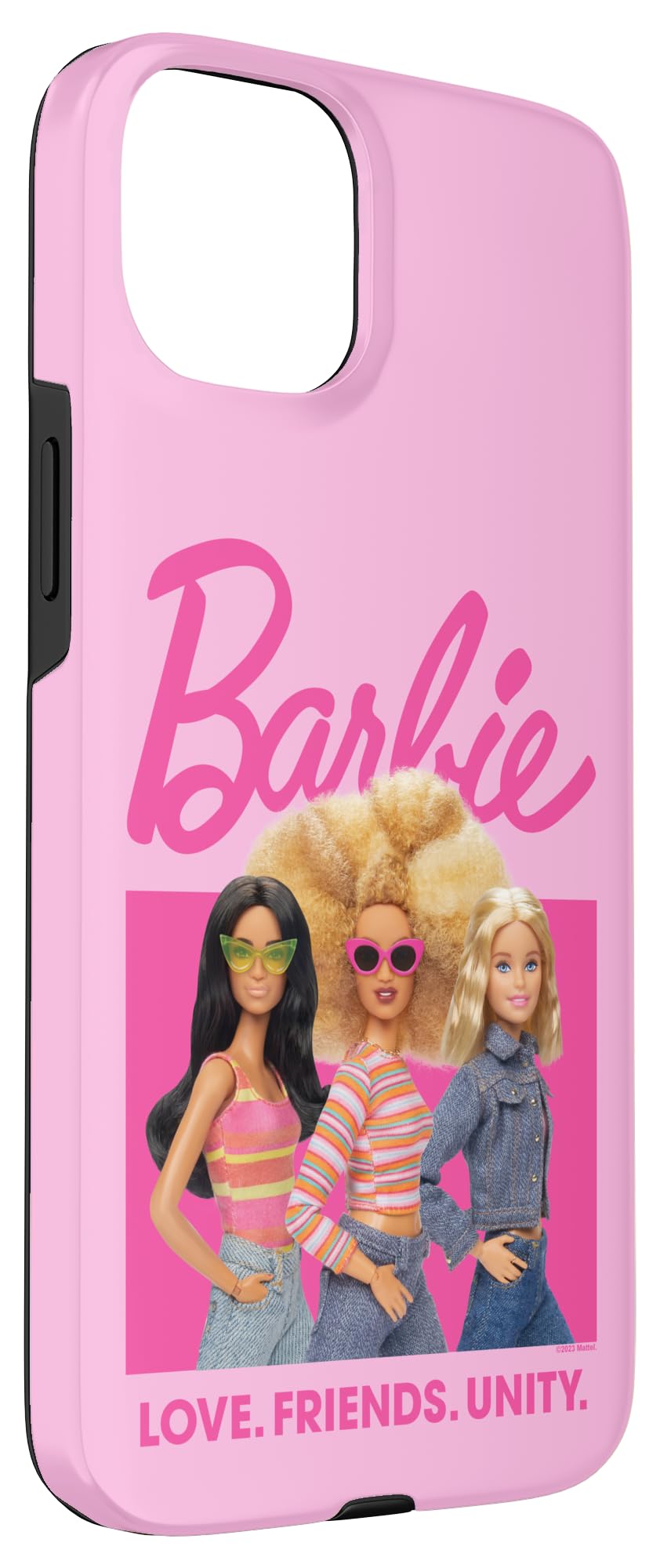 Iphone 15 Plus Barbie   Love, Friends, Unity Case