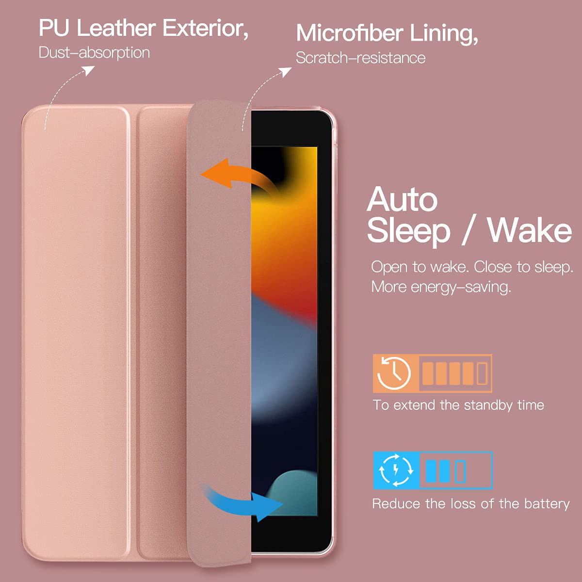 Timovo For Ipad 10.2 Case Ipad 9Th Generation 2021/ 8Th Generation 2020/ 7Th Generation 2019 Case,Slim Translucent Hard Pc Prote