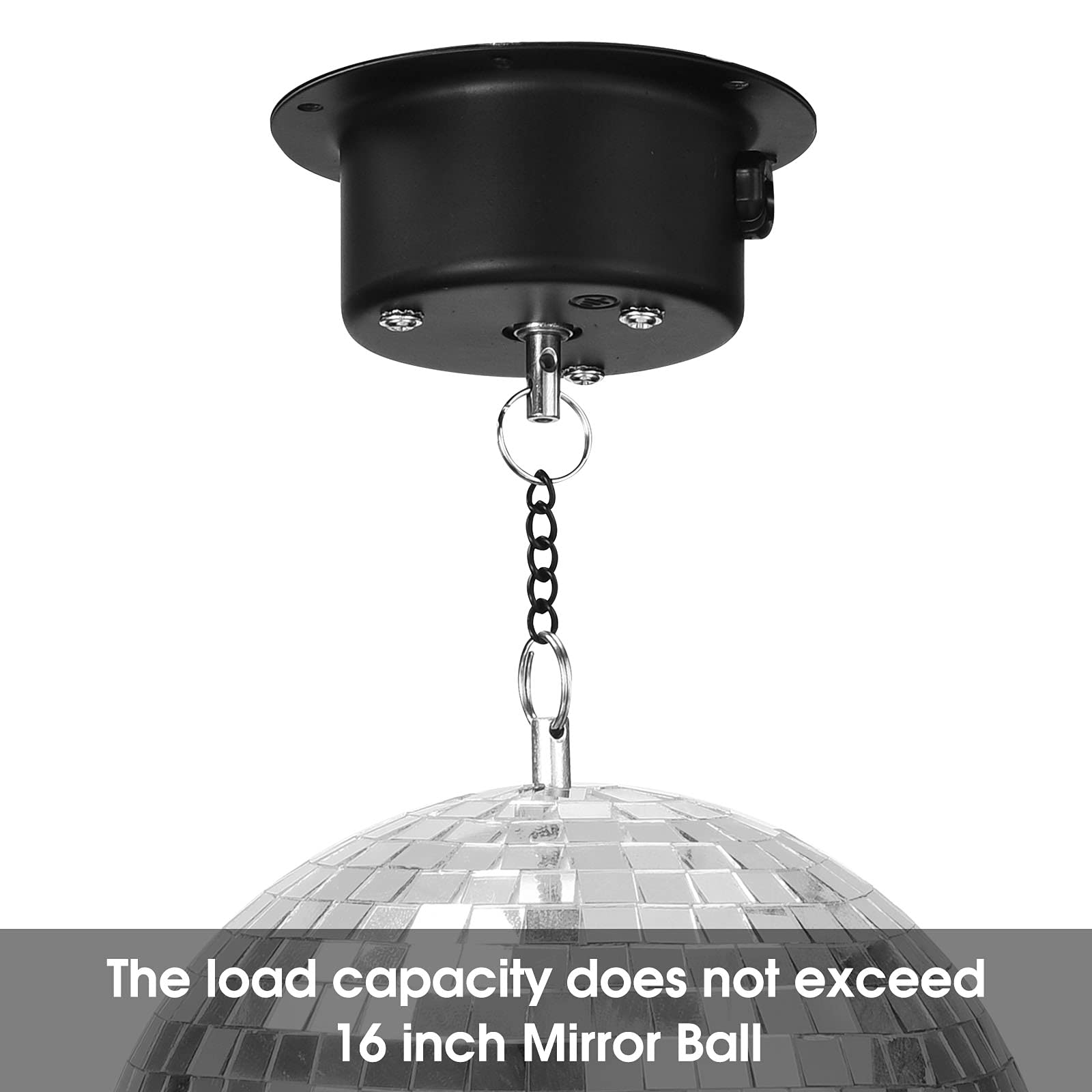 3 Rpm Mirror Ball Motor Nulink Heavy Duty Disco Ball Motor Rotator Supports 4 6 8 12 16    Balls For Indoor Night Club, Dj, Part