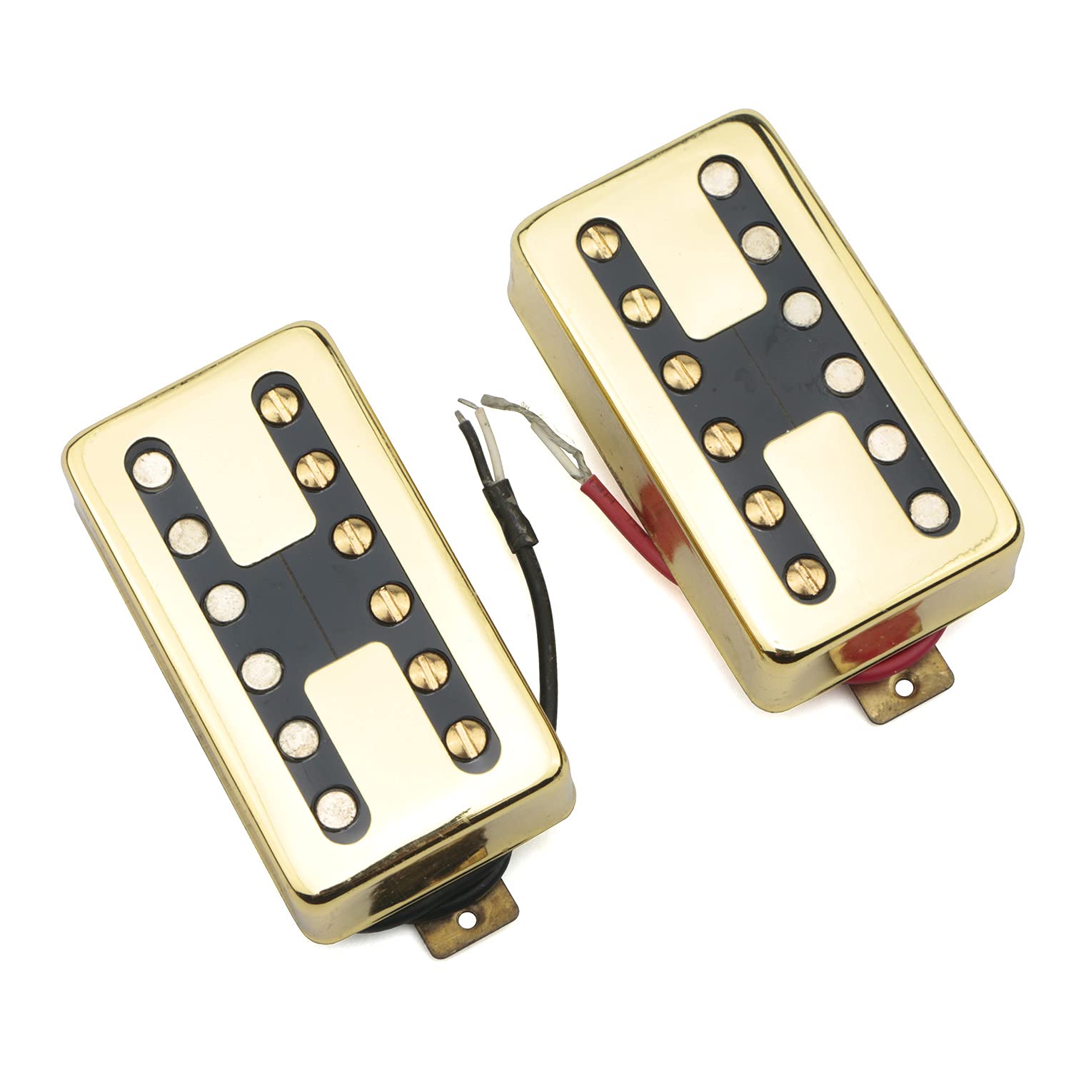 Swhmc Electric Guitar Pickup Double Coil Humbucker Neck And Bridge Pickup Set Lp Les Paul Guitar Gold