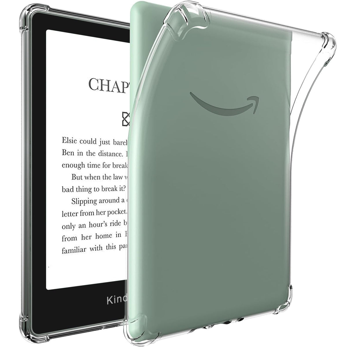 Jvkzaen Clear Case For 6.8'' Kindle Paperwhite (11Th Generation 2021) And Kindle Paperwhite Signature Edition, Thin Slim Lightwe