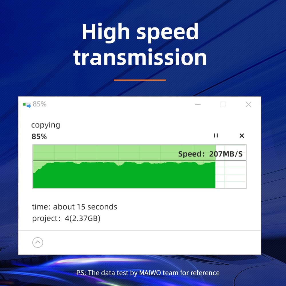 Maiwo Usb C 4 Bay Hdd Raid Enclosure For 2.5' 3.5' Sata Drive With Cooling Fan, Usb A C 3.1 & C C Cable Included, Supports Raid Normal,0,3,5,1/10,Clone/Large(Jbod) & 72Tb Capacity, Das(Not Nas)