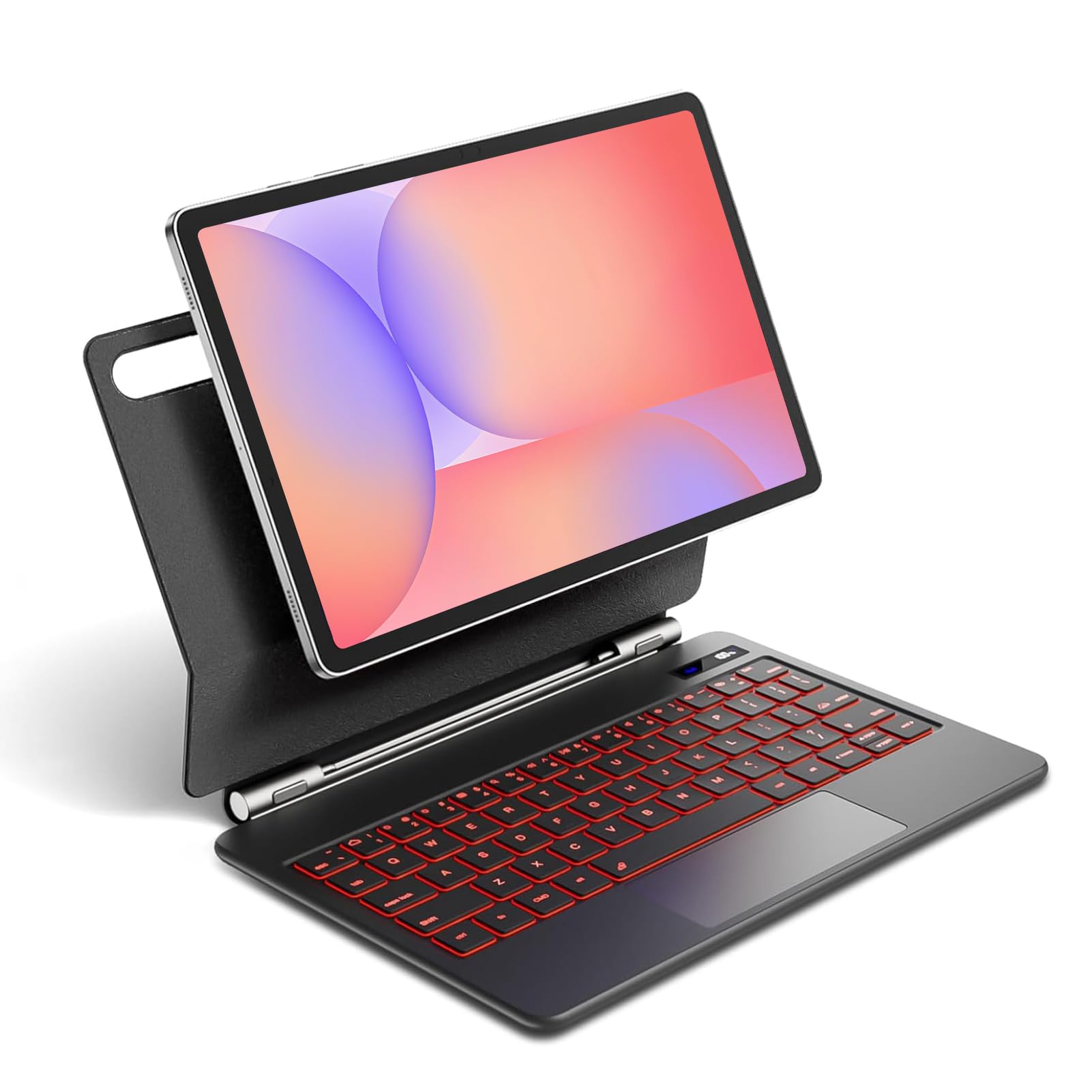 Magnetic Keyboard Case for Samsung Galaxy Tab S10 Lite/S10 FE/S9 FE 5G 10.9, S11/S9 11,Wireless Backlit Keyboard Case Floating C