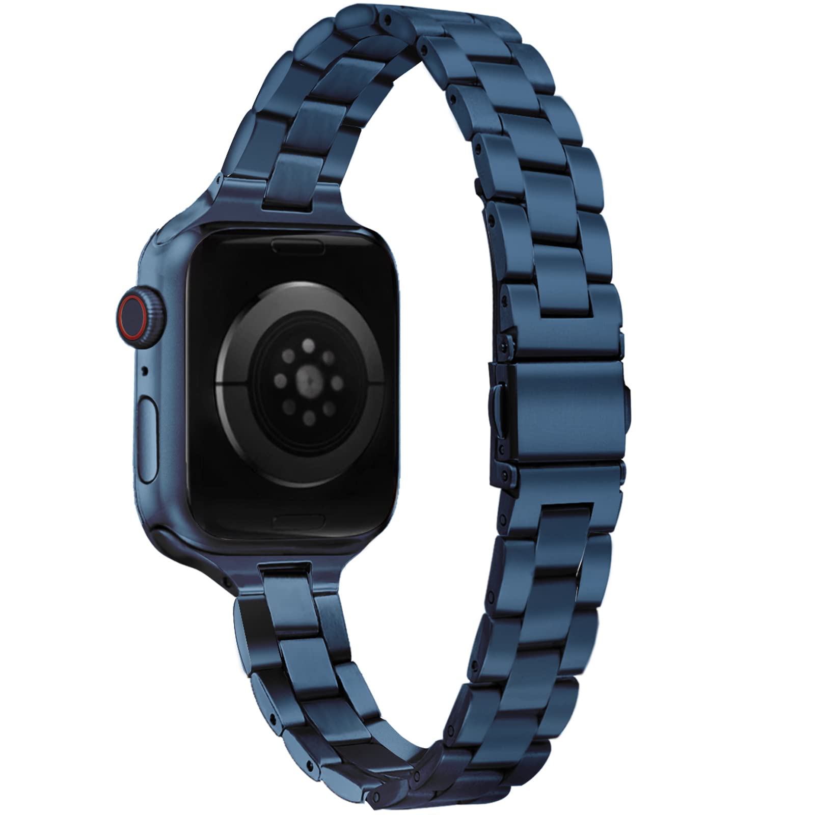 Camofit Compatible With Apple Watch Band 49Mm 45Mm 44Mm 42Mm, Stainless Steel Adjustable Watchband Compatible With Iwatch Ultra