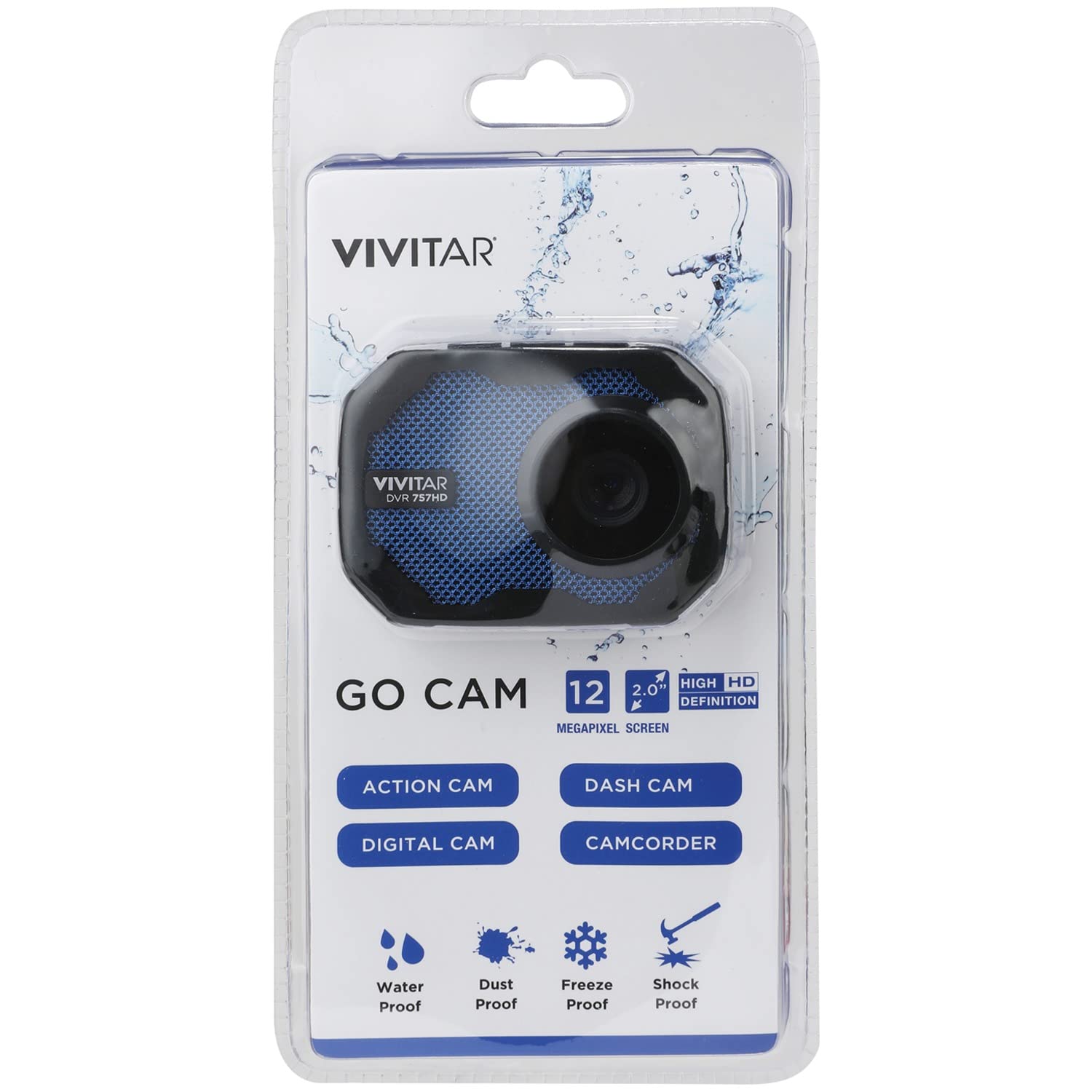 Vivitar Dvr757 Blu Go Cam