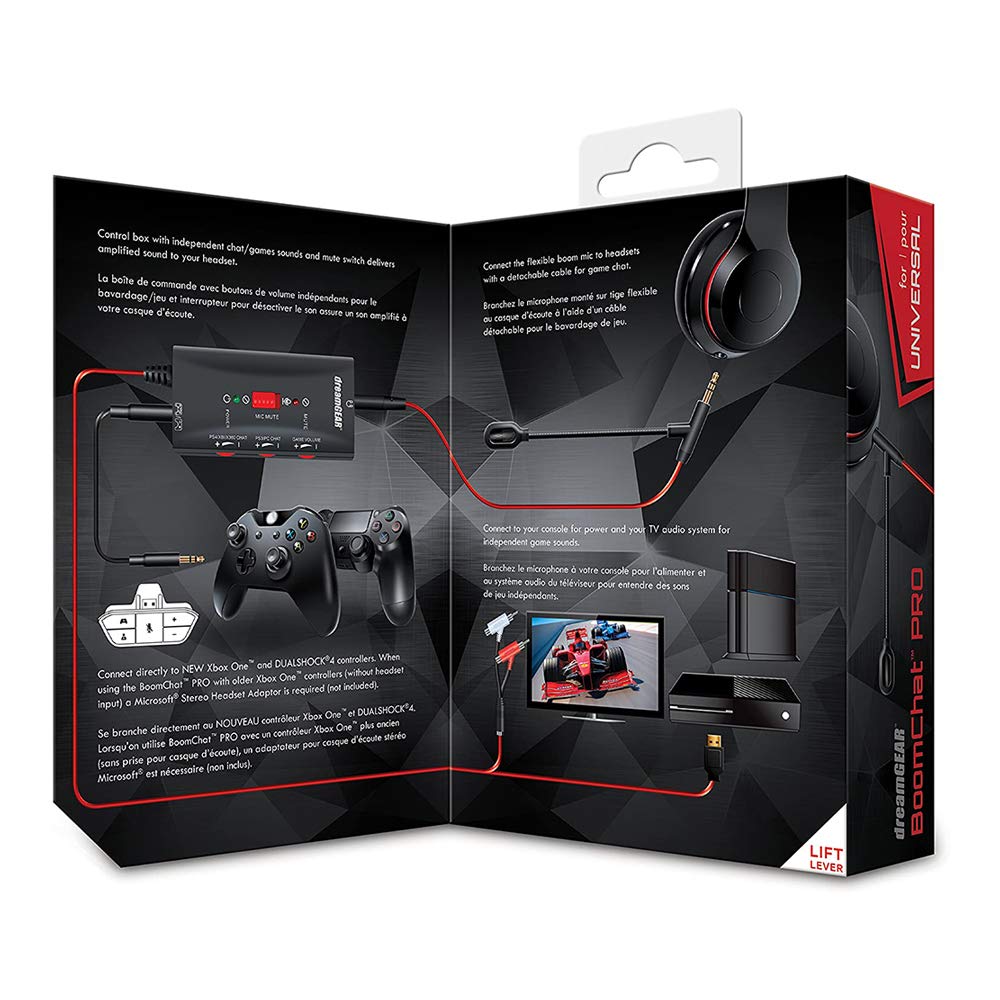 Dreamgear   Boomchat Pro   Covert Music Headphones Into Gaming Headphones, Includes Boom Mic And Audio Controls