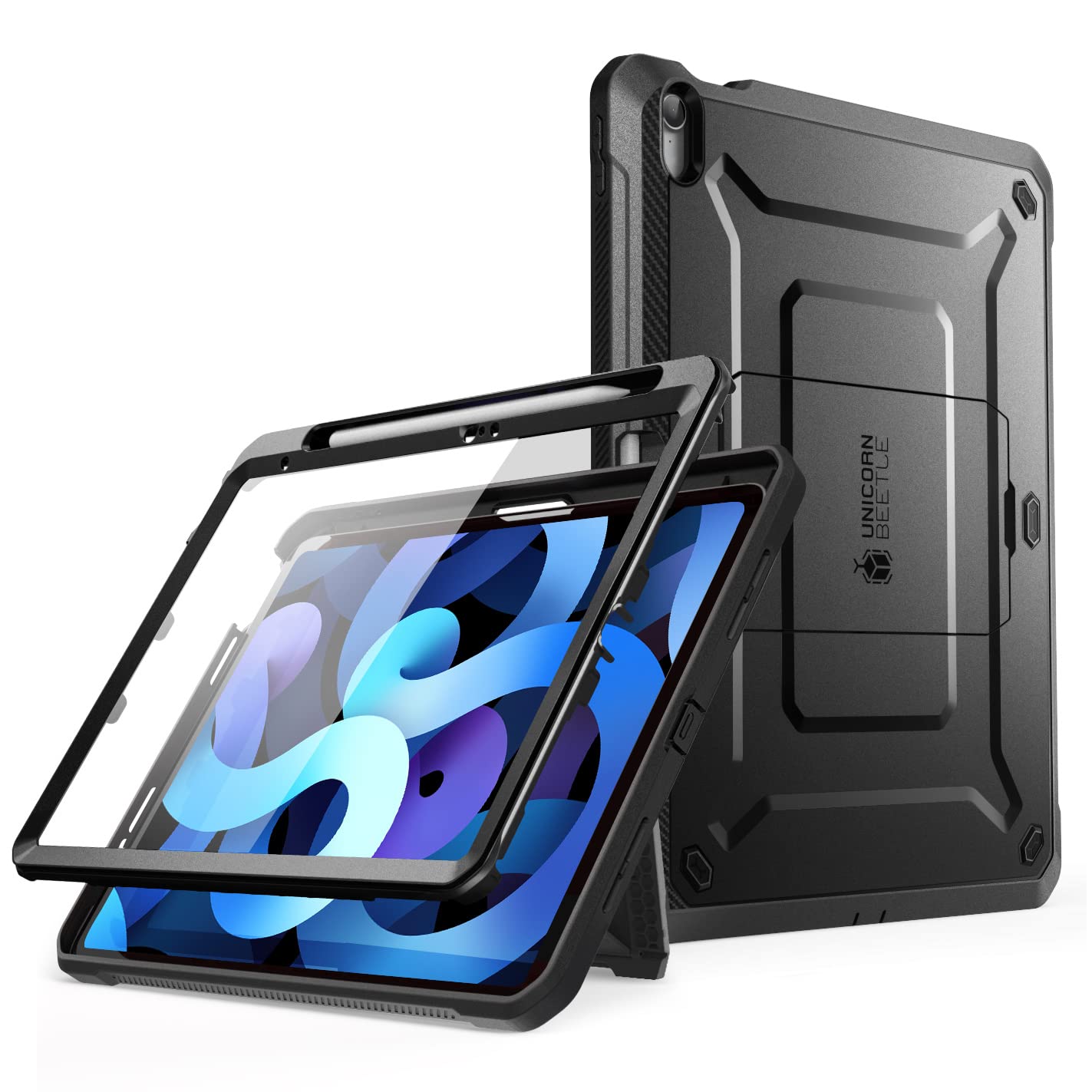 SUPCASE for iPad 10th Generation Case with Screen Protector (Unicorn Beetle Pro), [Builtin Stand & Pencil Holder] Heavy Duty Ru