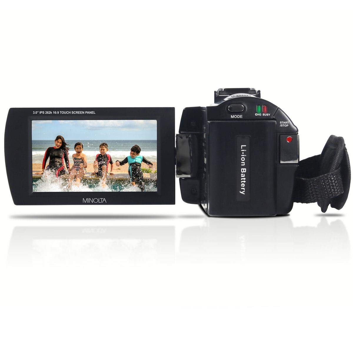 Minolta 4K Ultra Hd 30 Mega Pixels Night Vision Digital Camcorder, Mn4K20Nv