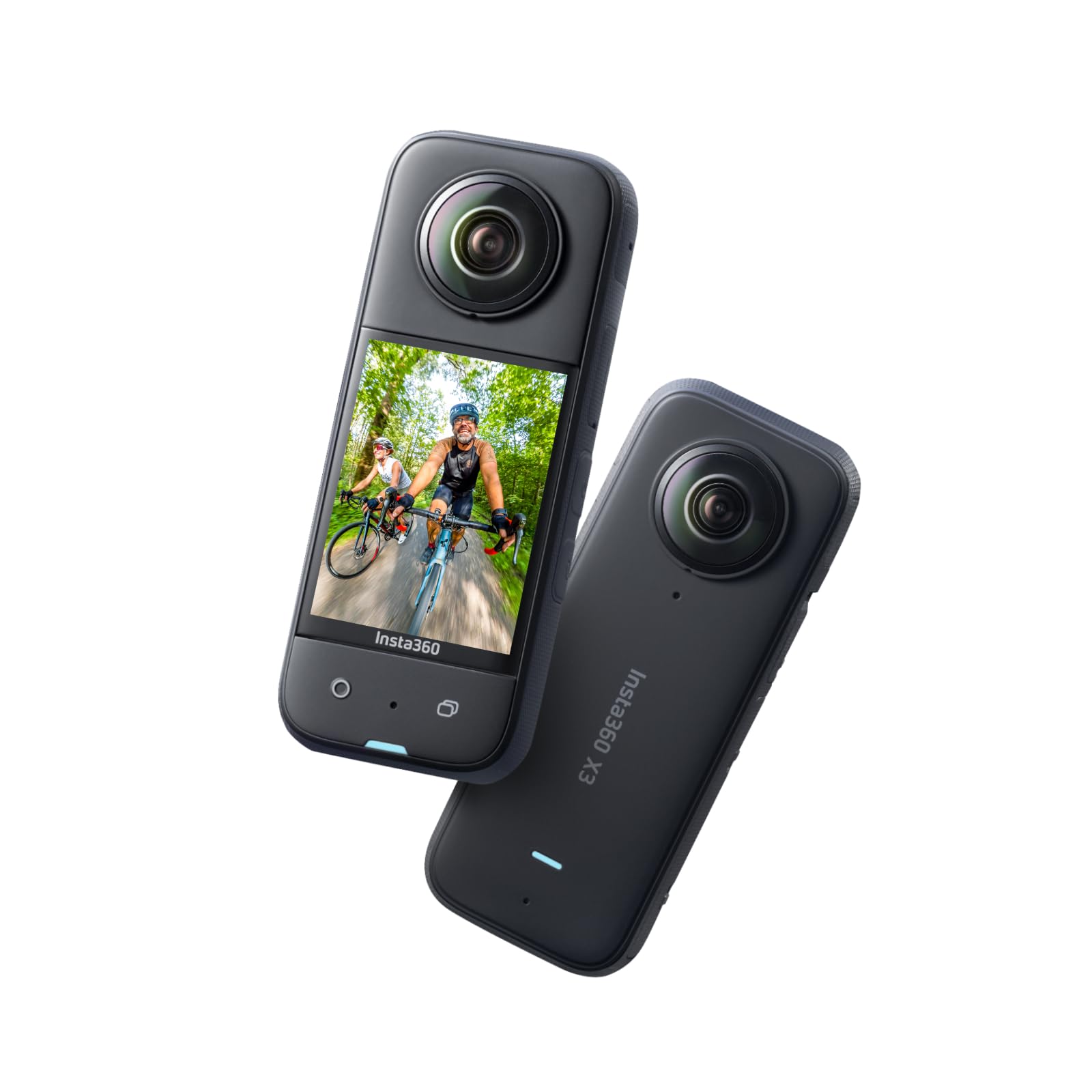 Insta360 X3 - Waterproof 360 Action Camera with 1/2 48MP Sensors, 5.7K 360 Active HDR Video, 72MP 360 Photo, 4K Single-Lens, 60f
