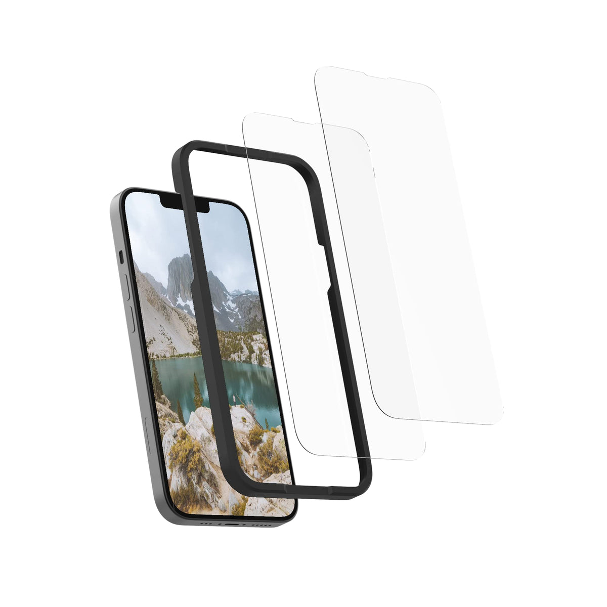 Rokform   Iphone 14 Pro Screen Protector, Active Touch, Shatter Proof, High Definition, Case Friendly, Tempered Glass Iphone Scr