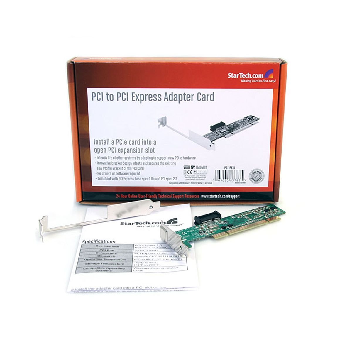 Startech Pci To Pci Express Adapter Card